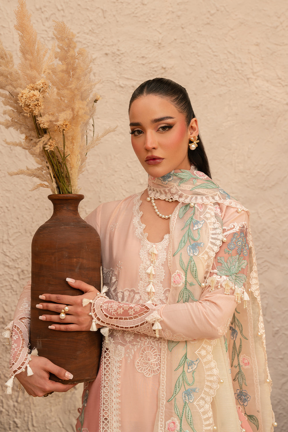 Saira Rizwan | Luxury Lawn 25 | FREYA-SRL25-09 by Saira Rizwan - Designer Dress - Type: Ladies Clothes - Available at Libayah - 100% Original