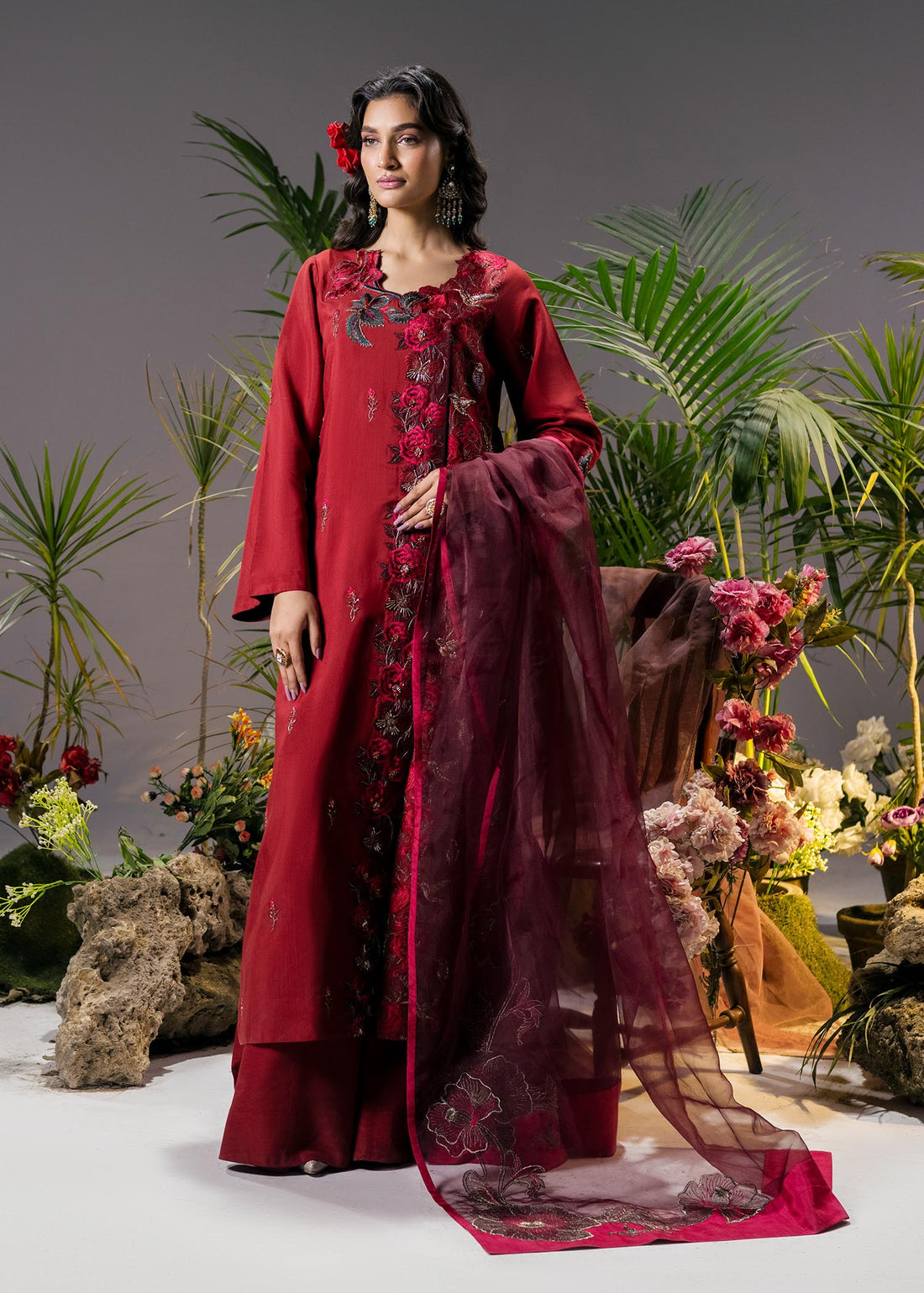 Jamnii | Mystic Garden | Scarlet Dream by Jamnii - Designer Dress - Type: Ladies Clothes - Available at Libayah - 100% Original