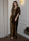 Mahum Asad | Voila Velvets | Topaz by Mahum Asad - Designer Dress - Type: Ladies Clothes - Available at Libayah - 100% Original