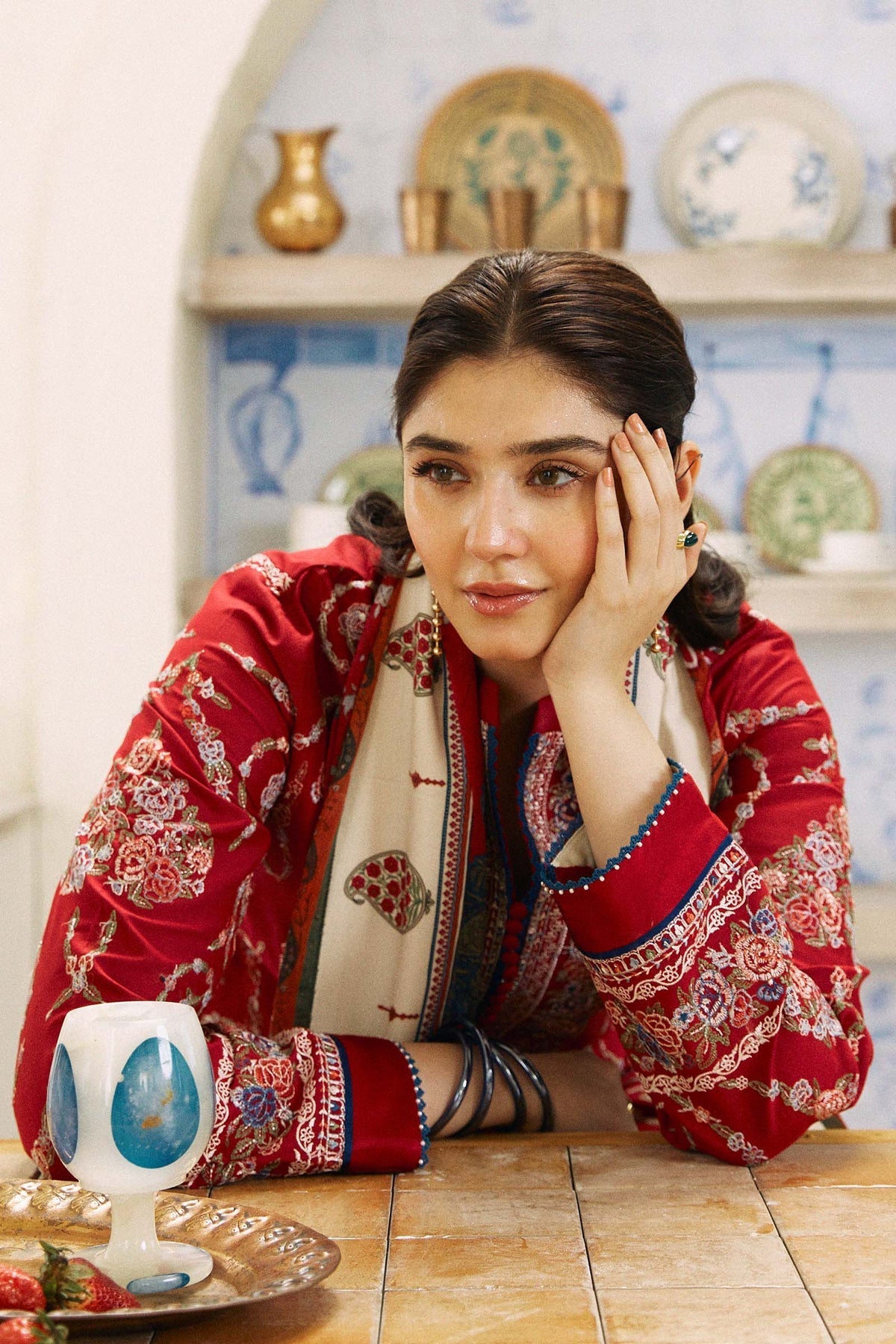 Zara Shahjahan | Coco Lawn Eid Edit 24 | KASHMIR KALI-D3 by Zara Shahjahan - Designer Dress - Type: Ladies Clothes - Available at Libayah - 100% Original