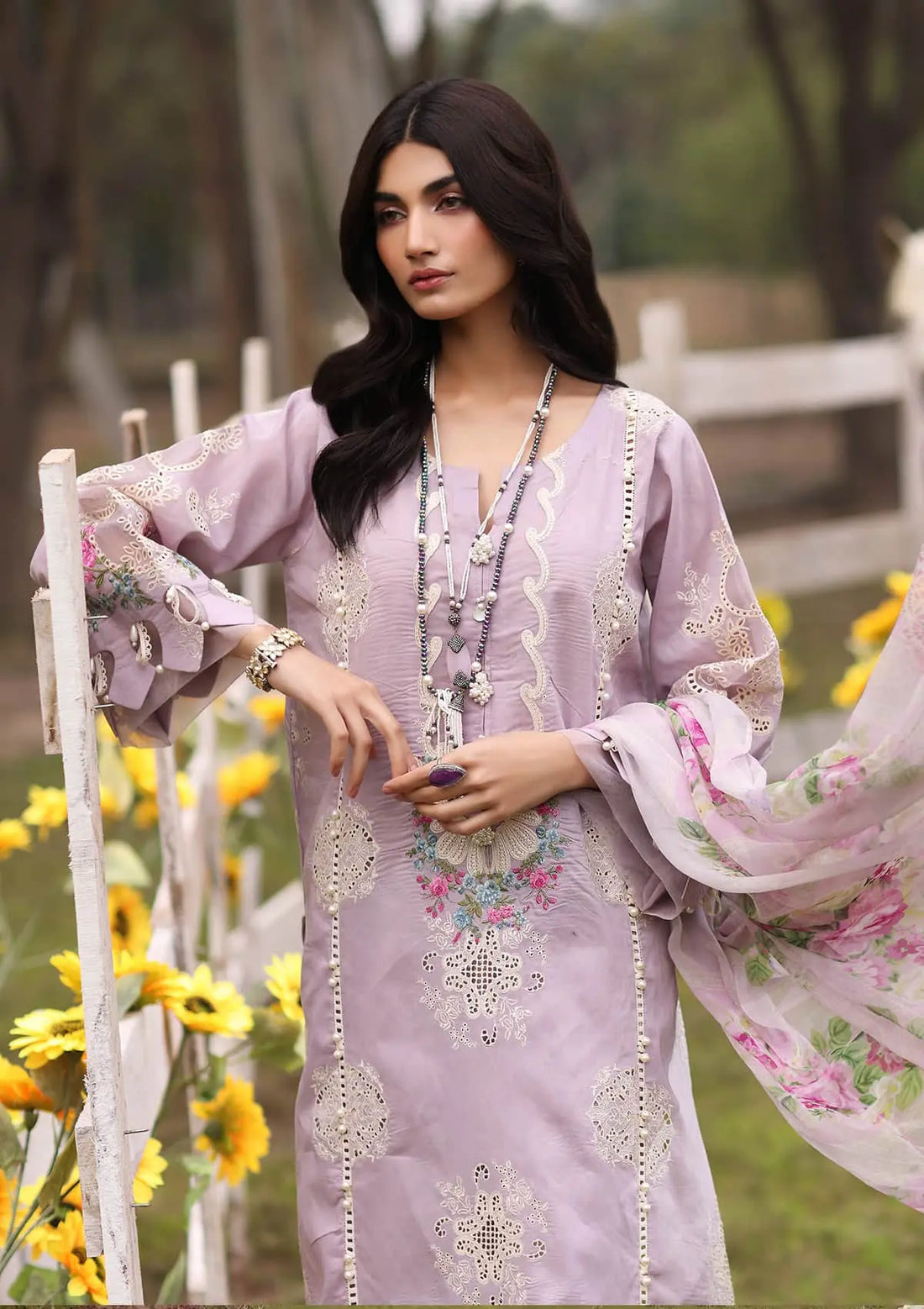 Kahf Premium | Festive Lawn 24 | KFL-08B ELAYA by Khaf Premium - Designer Dress - Type: Ladies Clothes - Available at Libayah - 100% Original