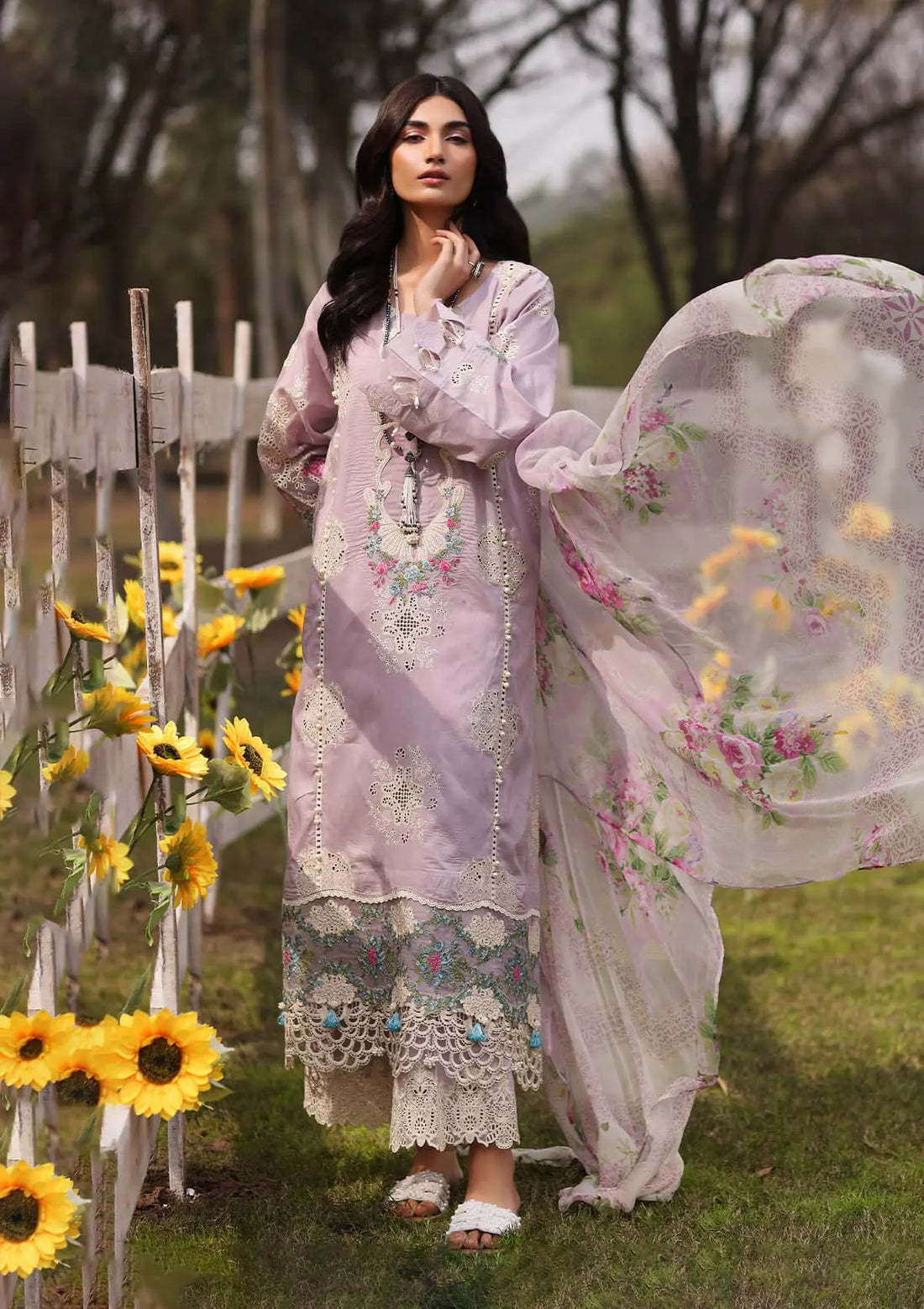 Kahf Premium | Festive Lawn 24 | KFL-08B ELAYA by Khaf Premium - Designer Dress - Type: Ladies Clothes - Available at Libayah - 100% Original