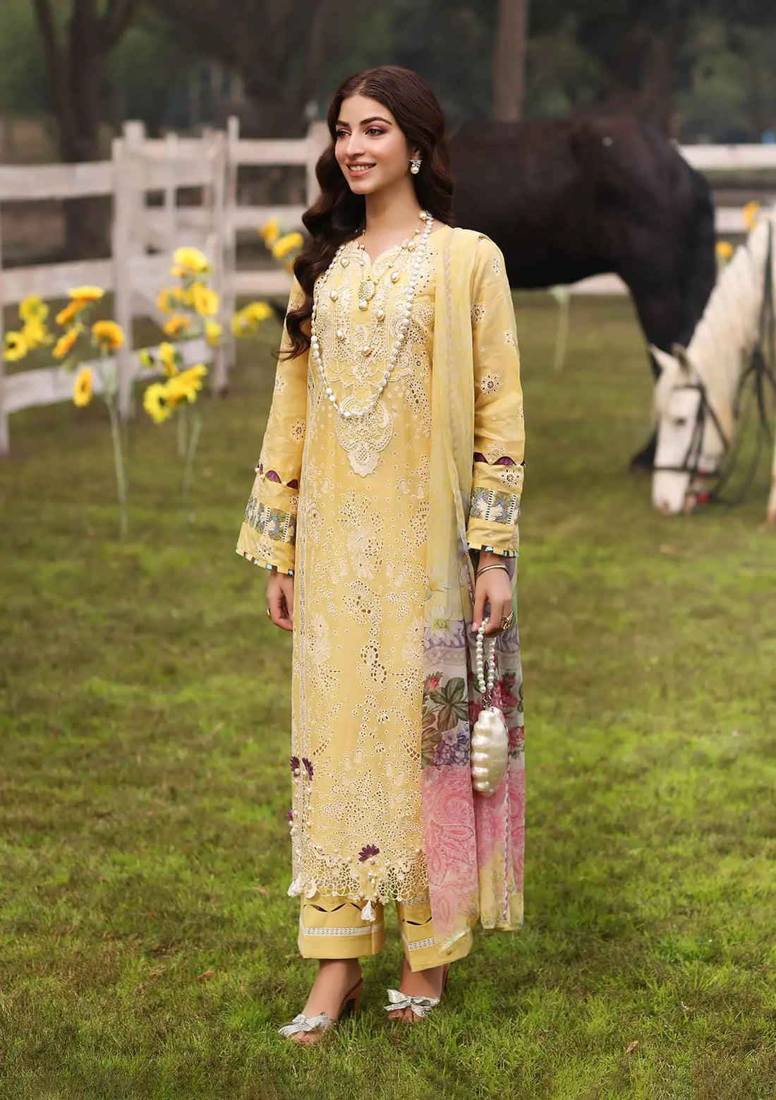 Kahf Premium | Festive Lawn 24 | KFL-05 SAHAR by Kahf Premium - Designer Dress - Type: Ladies Clothes - Available at Libayah - 100% Original