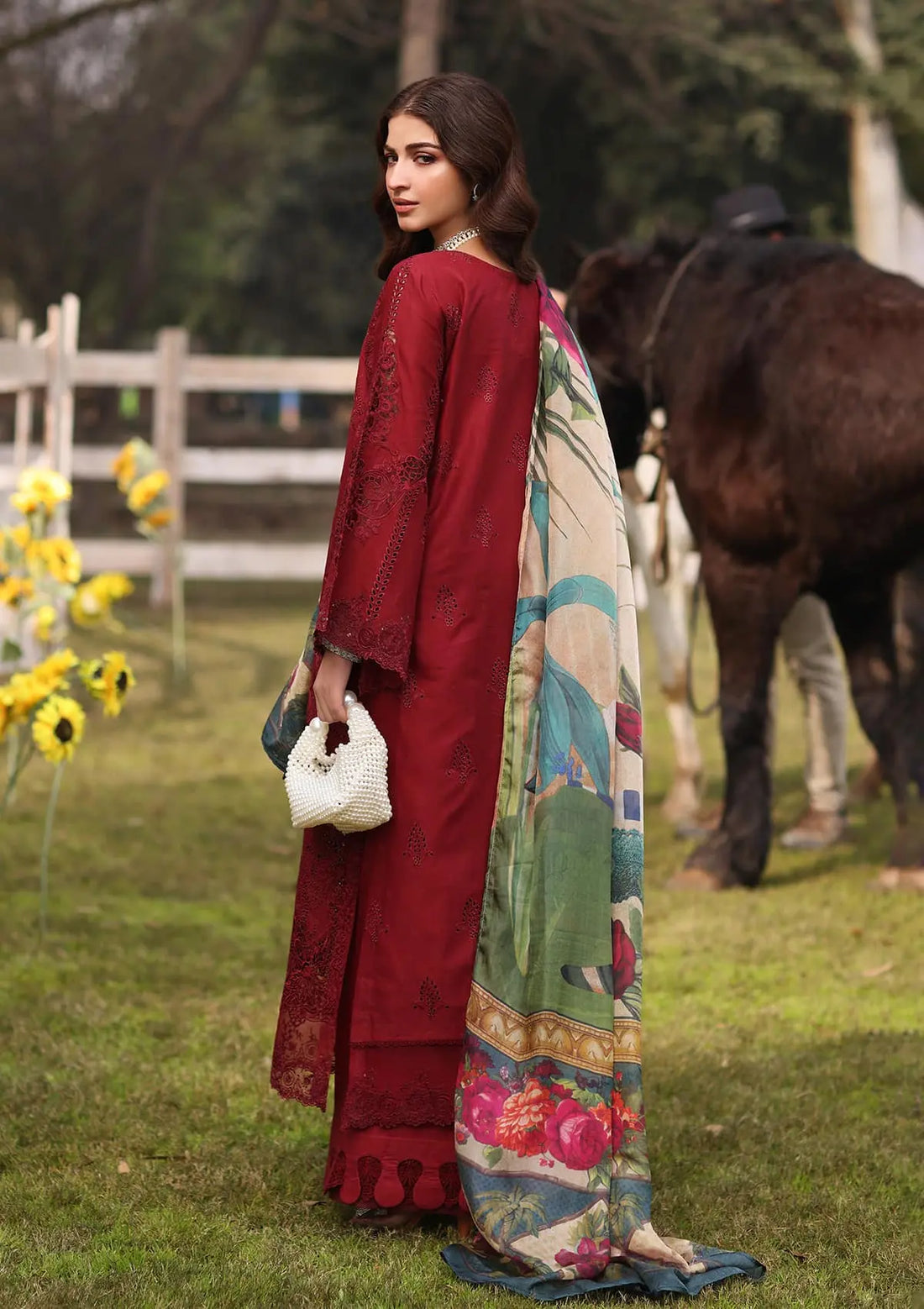 Kahf Premium | Festive Lawn 24 | KFL-02 ALORA by Kahf Premium - Designer Dress - Type: Ladies Clothes - Available at Libayah - 100% Original