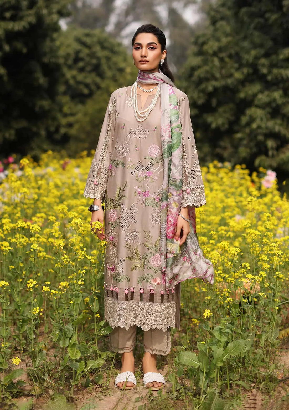Kahf Premium | Festive Lawn 24 | KFL-12 HEER by Kahf Premium - Designer Dress - Type: Ladies Clothes - Available at Libayah - 100% Original