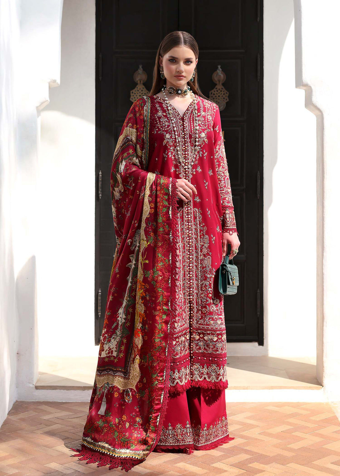Kanwal Malik | Elysia Luxury Lawn 25 | Marina by Kanwal Malik - Designer Dress - Type: Ladies Clothes - Available at Libayah - 100% Original