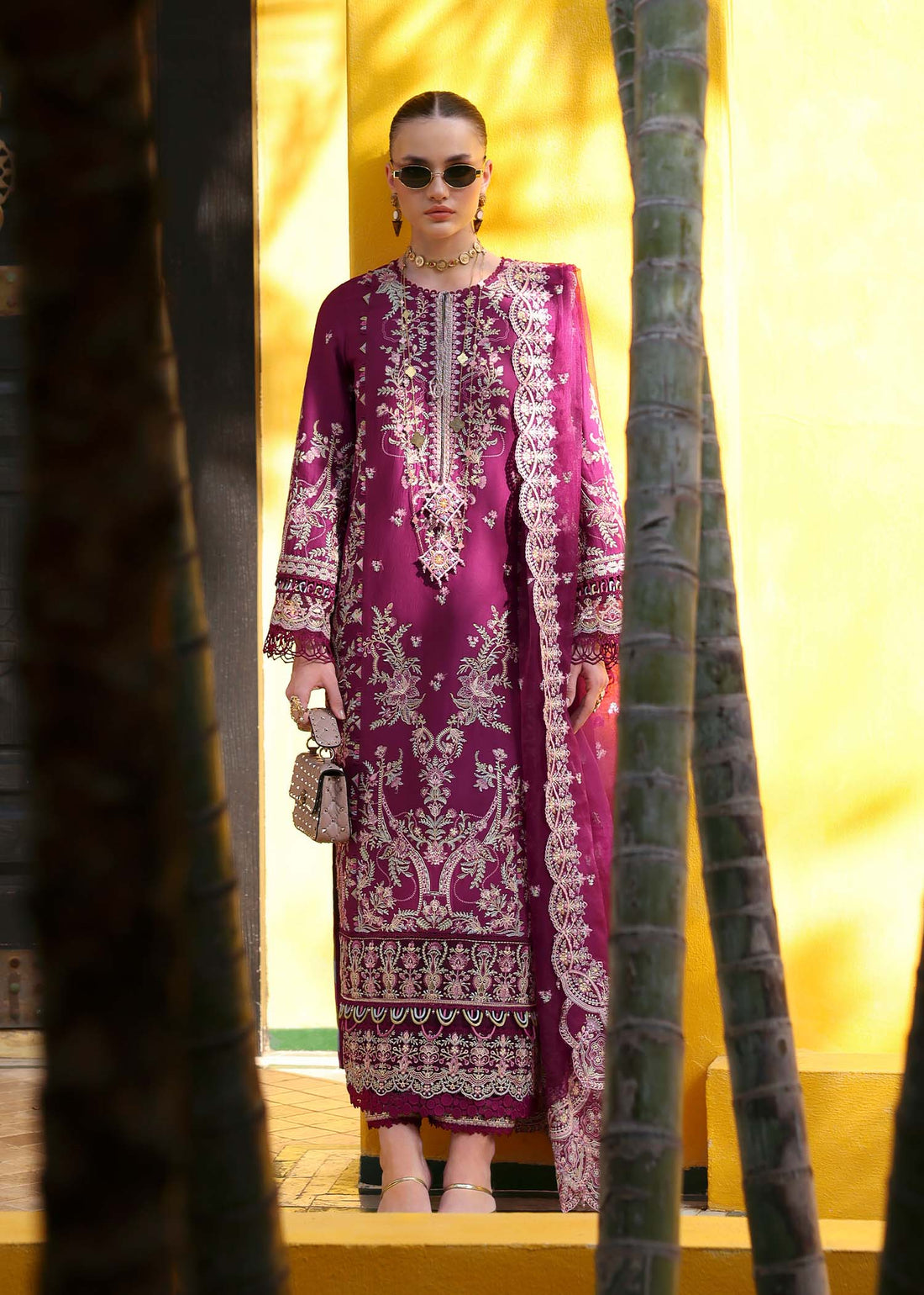 Kanwal Malik | Elysia Luxury Lawn 25 | Lavena by Kanwal Malik - Designer Dress - Type: Ladies Clothes - Available at Libayah - 100% Original