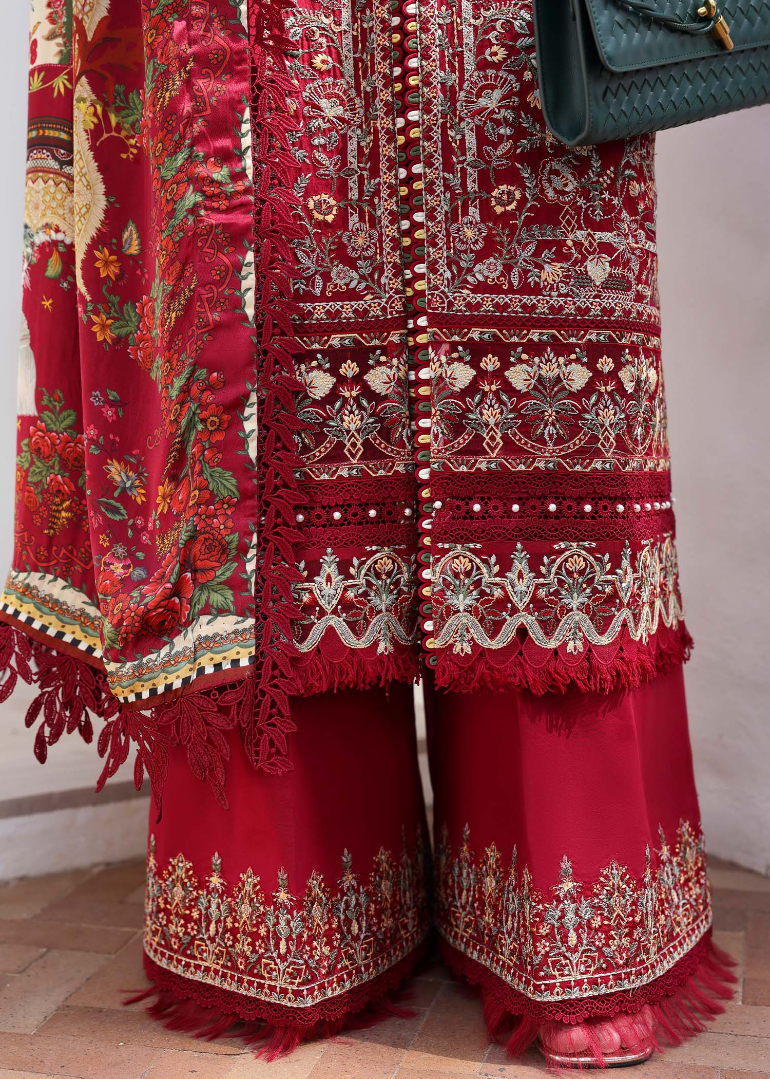Kanwal Malik | Elysia Luxury Lawn 25 | Marina by Kanwal Malik - Designer Dress - Type: Ladies Clothes - Available at Libayah - 100% Original