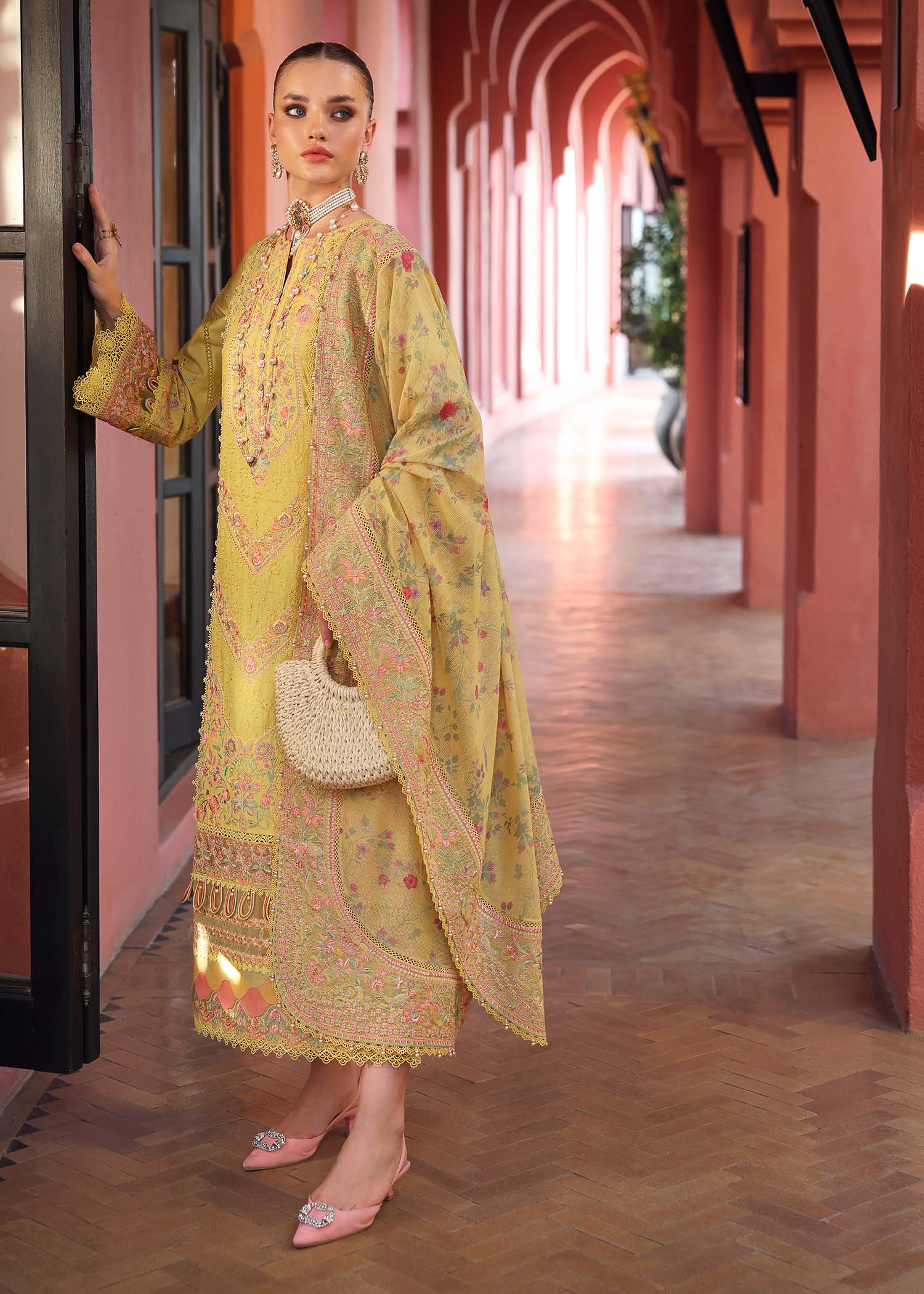 Kanwal Malik | Elysia Luxury Lawn 25 | Summer by Kanwal Malik - Designer Dress - Type: Ladies Clothes - Available at Libayah - 100% Original