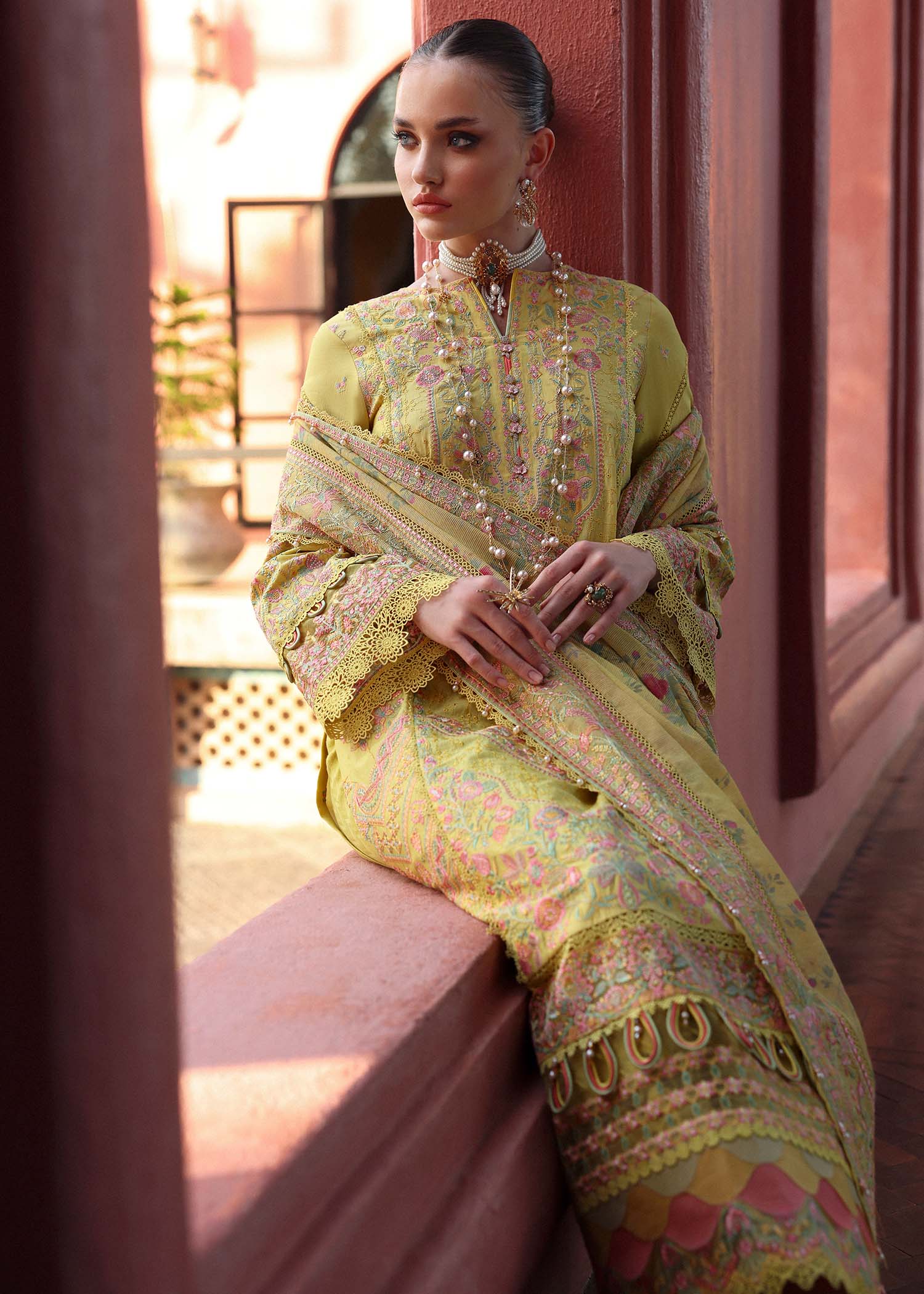 Kanwal Malik | Elysia Luxury Lawn 25 | Summer by Kanwal Malik - Designer Dress - Type: Ladies Clothes - Available at Libayah - 100% Original