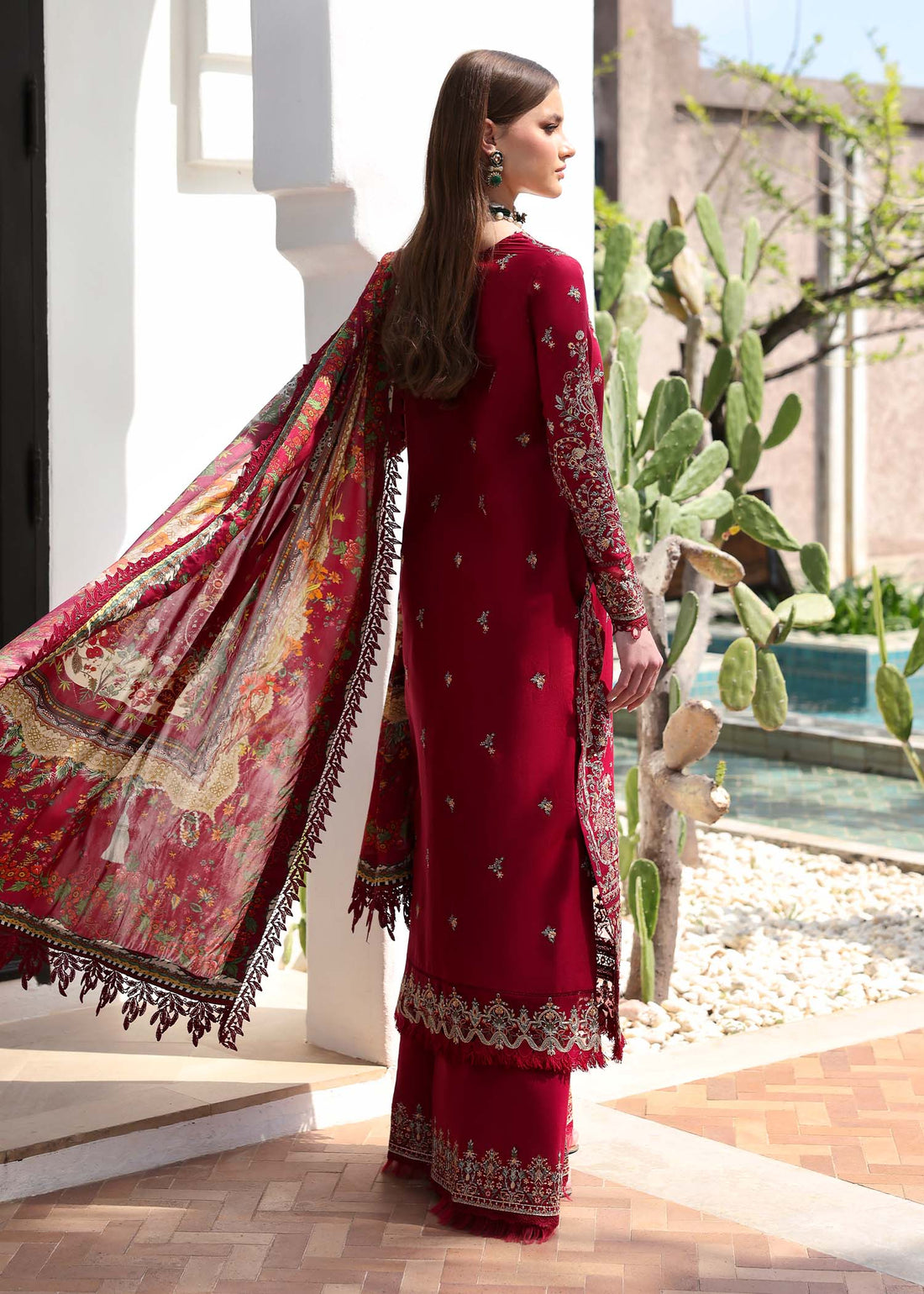 Kanwal Malik | Elysia Luxury Lawn 25 | Marina by Kanwal Malik - Designer Dress - Type: Ladies Clothes - Available at Libayah - 100% Original