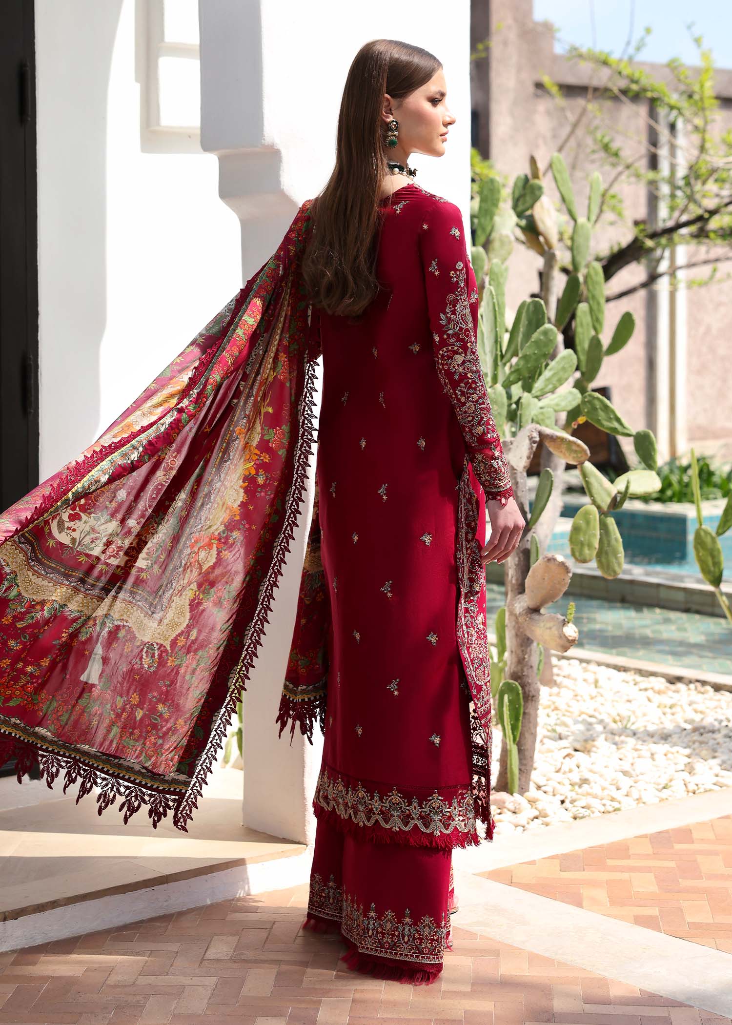 Kanwal Malik | Elysia Luxury Lawn 25 | Marina by Kanwal Malik - Designer Dress - Type: Ladies Clothes - Available at Libayah - 100% Original