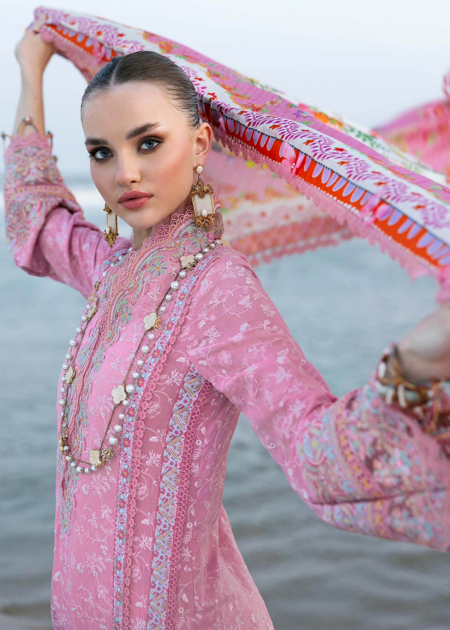 Kanwal Malik | Elysia Luxury Lawn 25 | Ariana by Kanwal Malik - Designer Dress - Type: Ladies Clothes - Available at Libayah - 100% Original