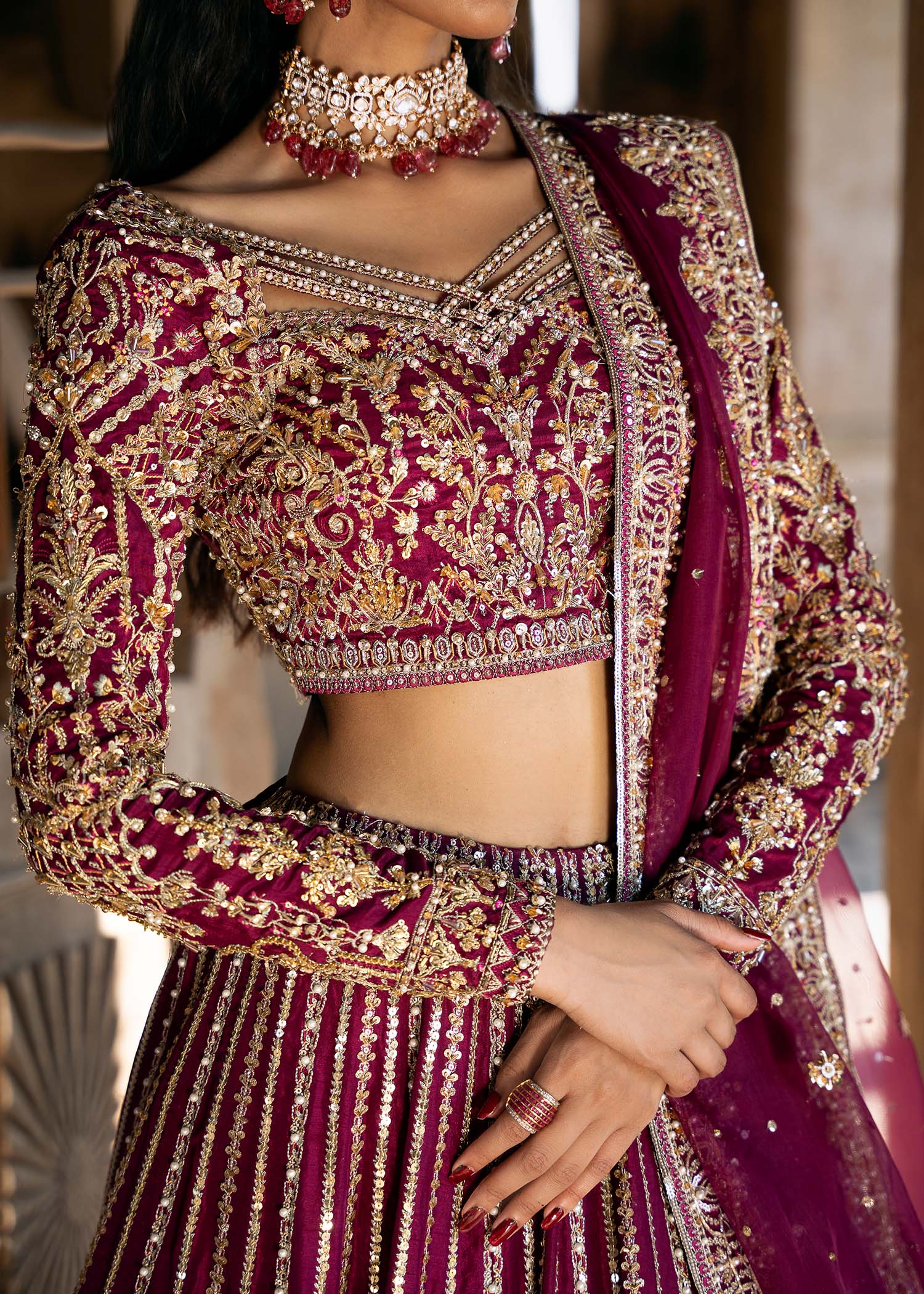 Kanwal Malik | Sajni Wedding 2024 |  Raina by Kanwal Malik - Designer Dress - Type: Ladies Clothes - Available at Libayah - 100% Original