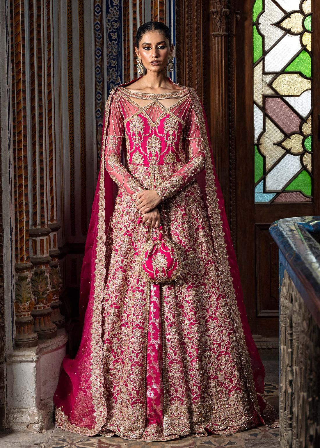 Kanwal Malik | Sajni Wedding 2024 |  Sarosh by Kanwal Malik - Designer Dress - Type: Ladies Clothes - Available at Libayah - 100% Original