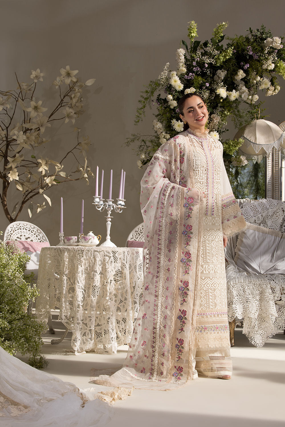 Sobia Nazir | Luxury Lawn 25 | 11B by Sobia Nazir - Designer Dress - Type: Ladies Clothes - Available at Libayah - 100% Original