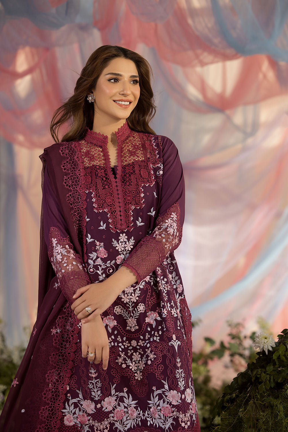 Sobia Nazir | Luxury Lawn 25 | 6A by Sobia Nazir - Designer Dress - Type: Ladies Clothes - Available at Libayah - 100% Original