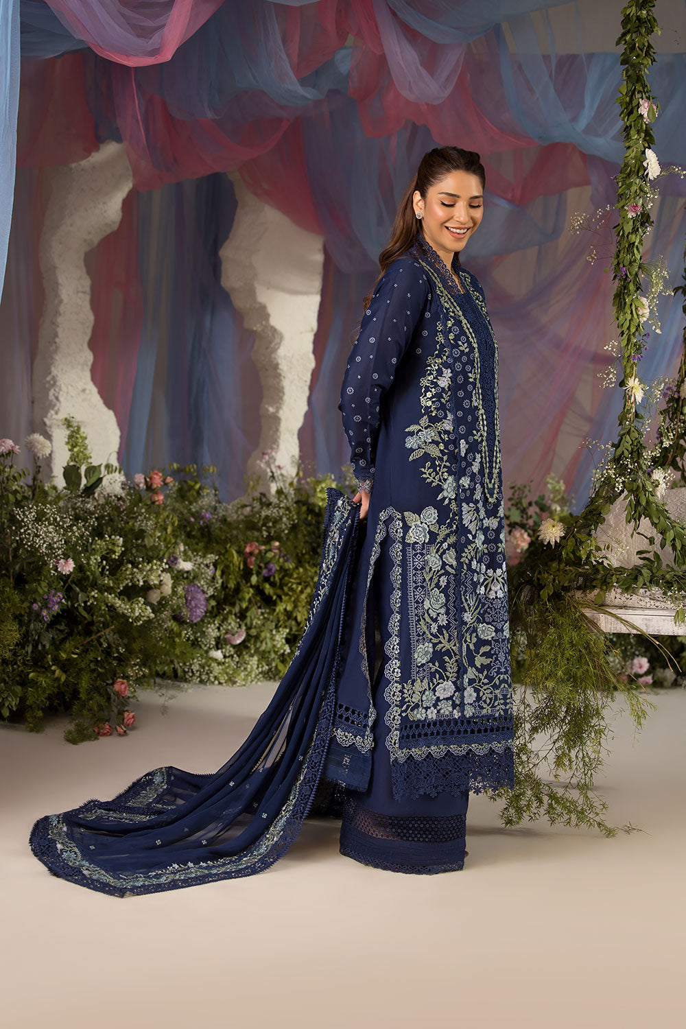 Sobia Nazir | Luxury Lawn 25 | 8A by Sobia Nazir - Designer Dress - Type: Ladies Clothes - Available at Libayah - 100% Original
