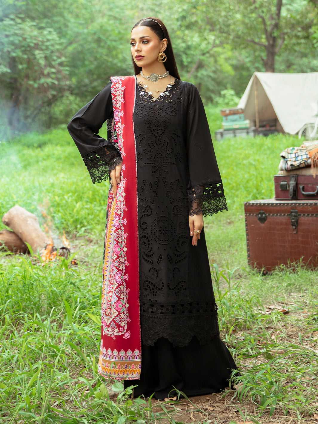 Mahnur | Hazel Winter 24 | LYLAH by Mahnur - Designer Dress - Type: Luxury - Available at Libayah - 100% Original
