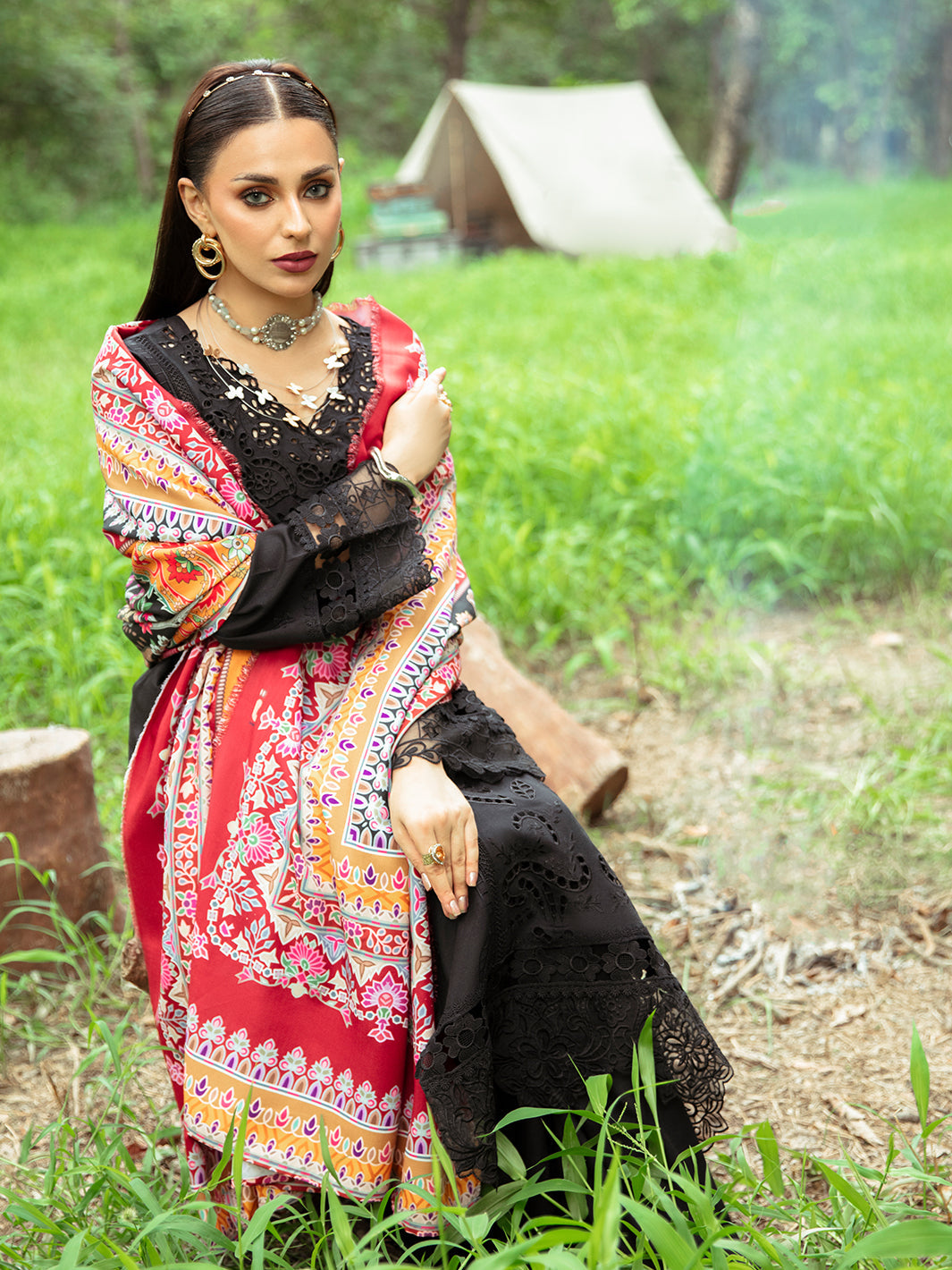 Mahnur | Hazel Winter 24 | LYLAH by Mahnur - Designer Dress - Type: Luxury - Available at Libayah - 100% Original