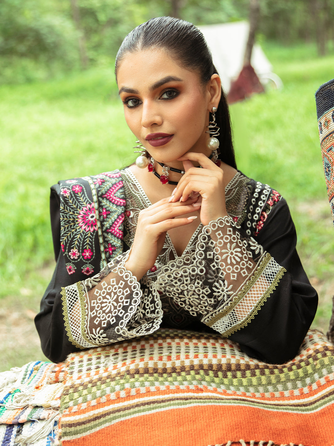 Mahnur | Hazel Winter 24 | LYLAH by Mahnur - Designer Dress - Type: Luxury - Available at Libayah - 100% Original
