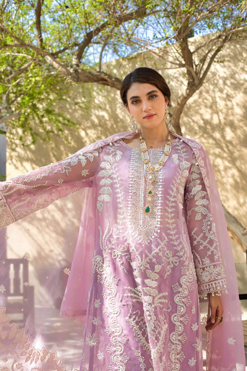 Kara | Kamdani Festive Collection | Lavender Hues by Kara - Designer Dress - Type: Ladies Clothes - Available at Libayah - 100% Original