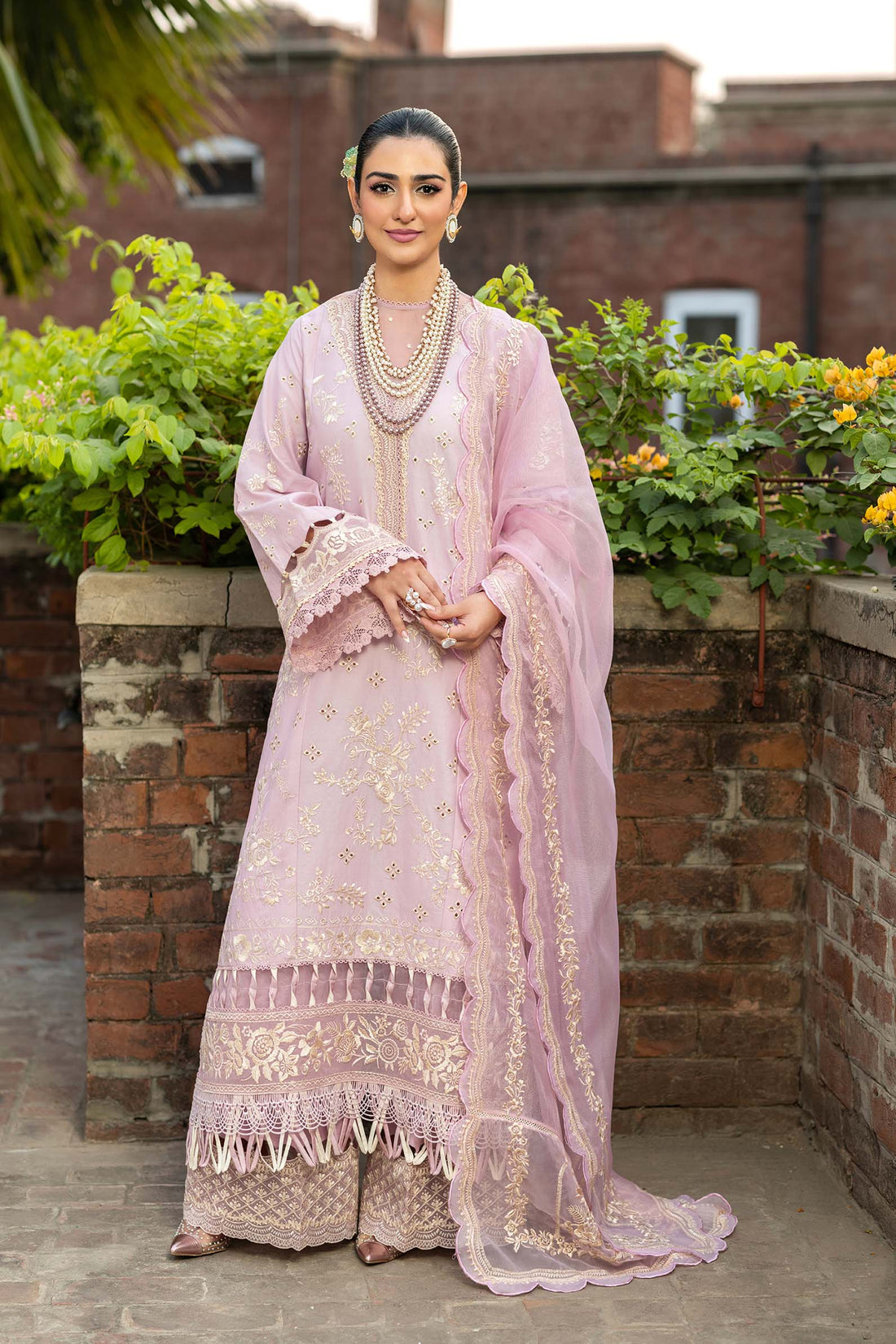 Maryam Hussain | Luxury Lawn 25 | Samar by Maryam Hussain - Designer Dress - Type: Ladies Clothes - Available at Libayah - 100% Original