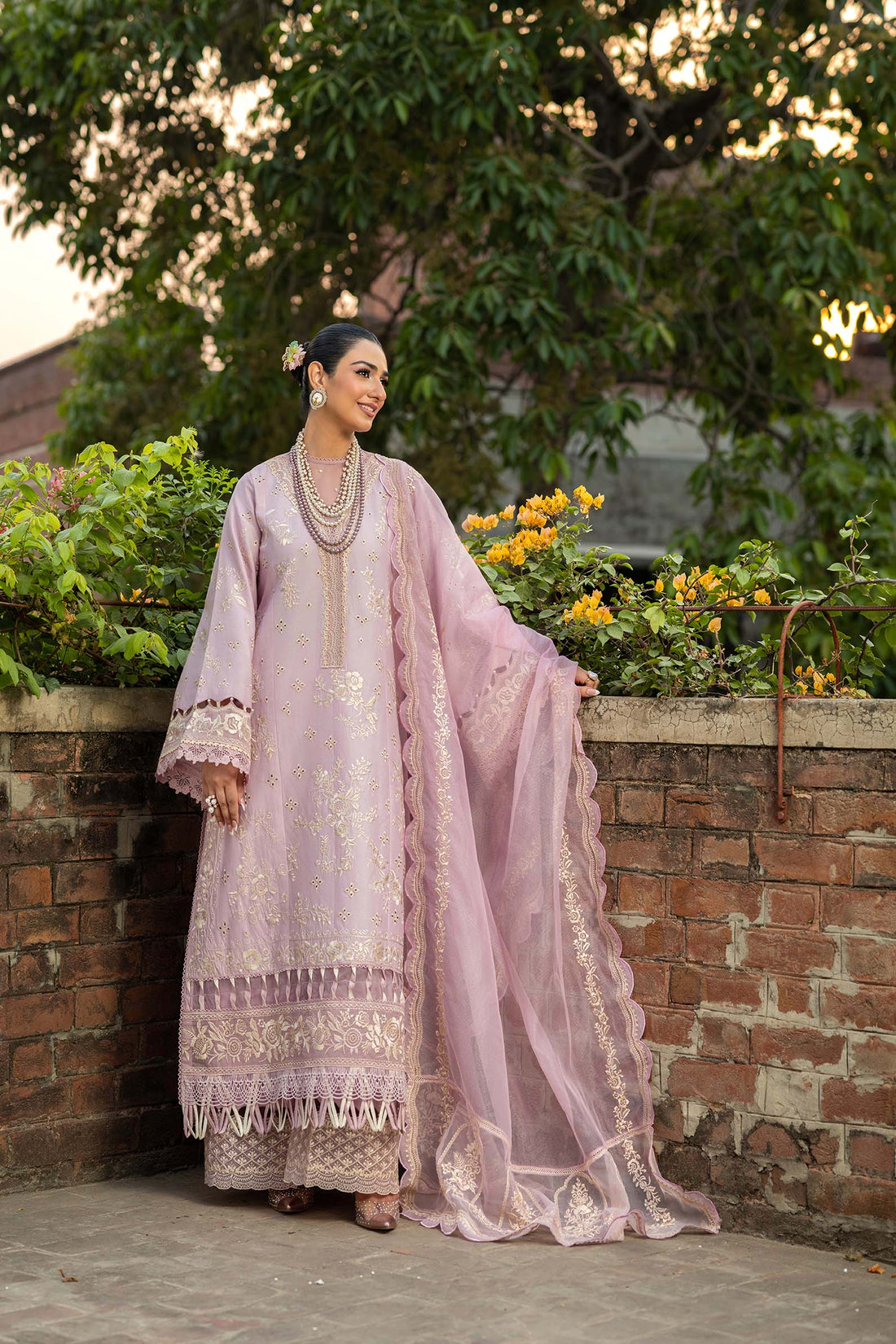 Maryam Hussain | Luxury Lawn 25 | Samar by Maryam Hussain - Designer Dress - Type: Ladies Clothes - Available at Libayah - 100% Original
