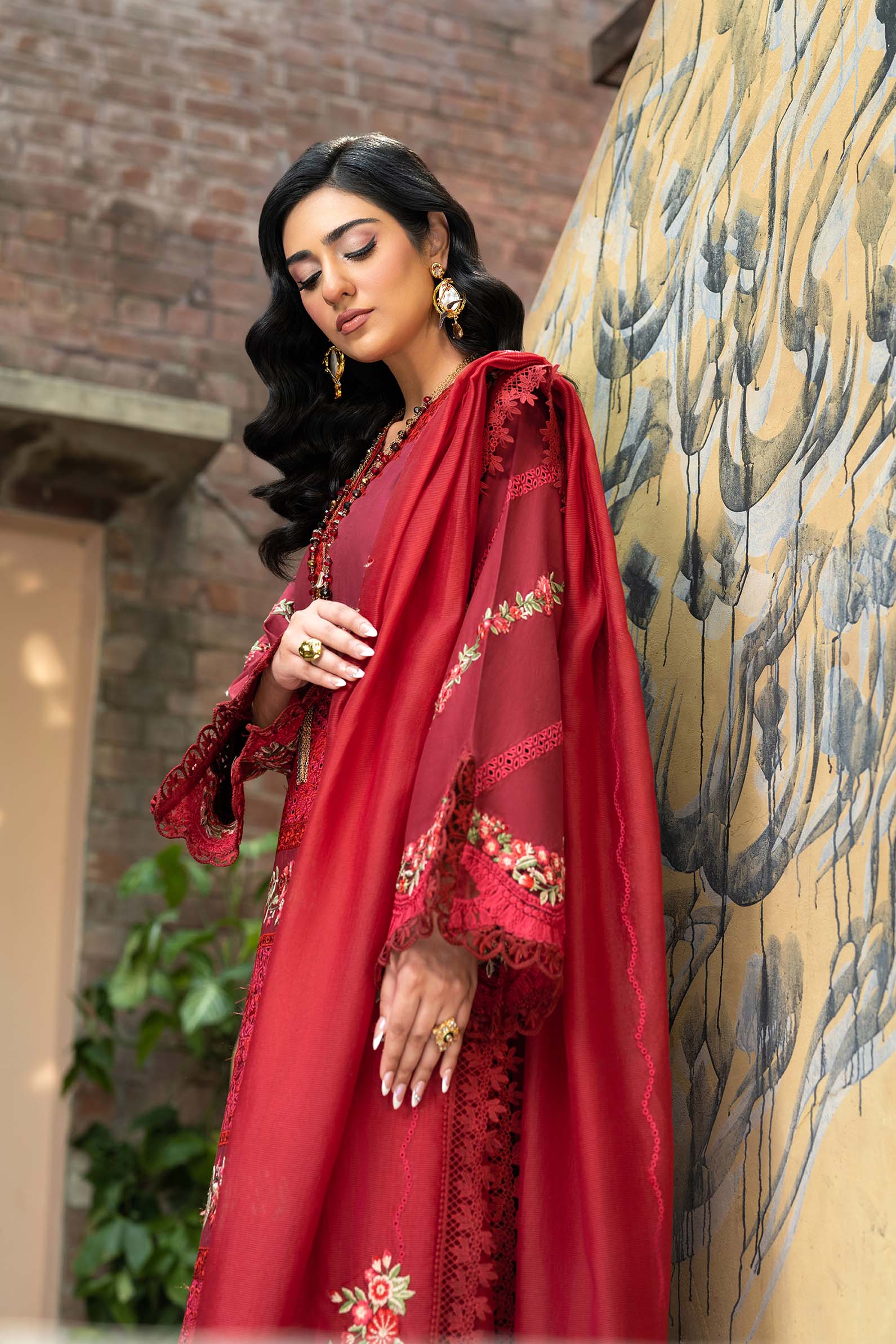 Maryam Hussain | Luxury Lawn 25 | Amal by Maryam Hussain - Designer Dress - Type: Ladies Clothes - Available at Libayah - 100% Original