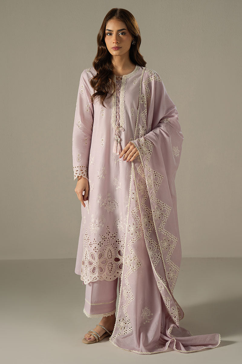 Cross Stitch | Chikankari Lawn 25 | LILAC BLOOM by Cross Stitch - Designer Dress - Type: Ladies Clothes - Available at Libayah - 100% Original