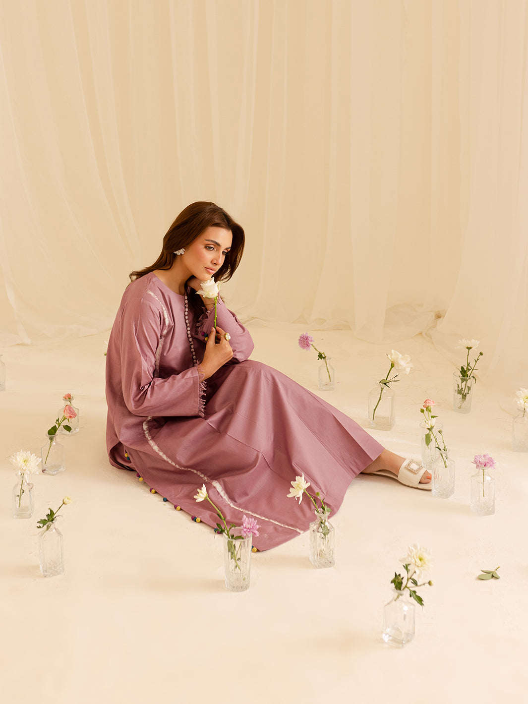 Mahnur | Petal Whispers Lawn Pret | Liliosa by Mahnur - Designer Dress - Type: Ladies Clothes - Available at Libayah - 100% Original