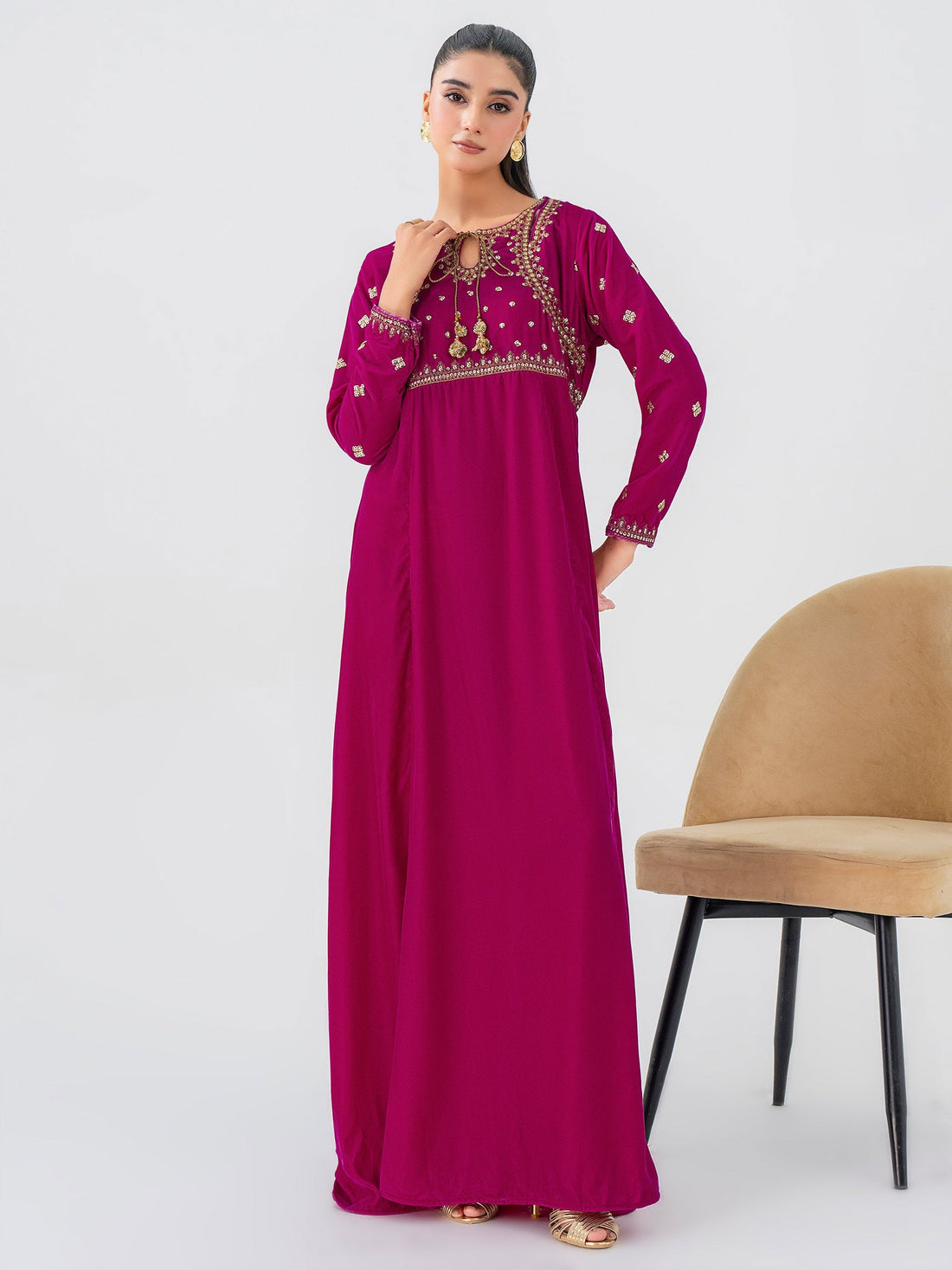 Lime Light | Velvet Pret | V-16 by Lime Light - Designer Dress - Type: Ladies Clothes - Available at Libayah - 100% Original