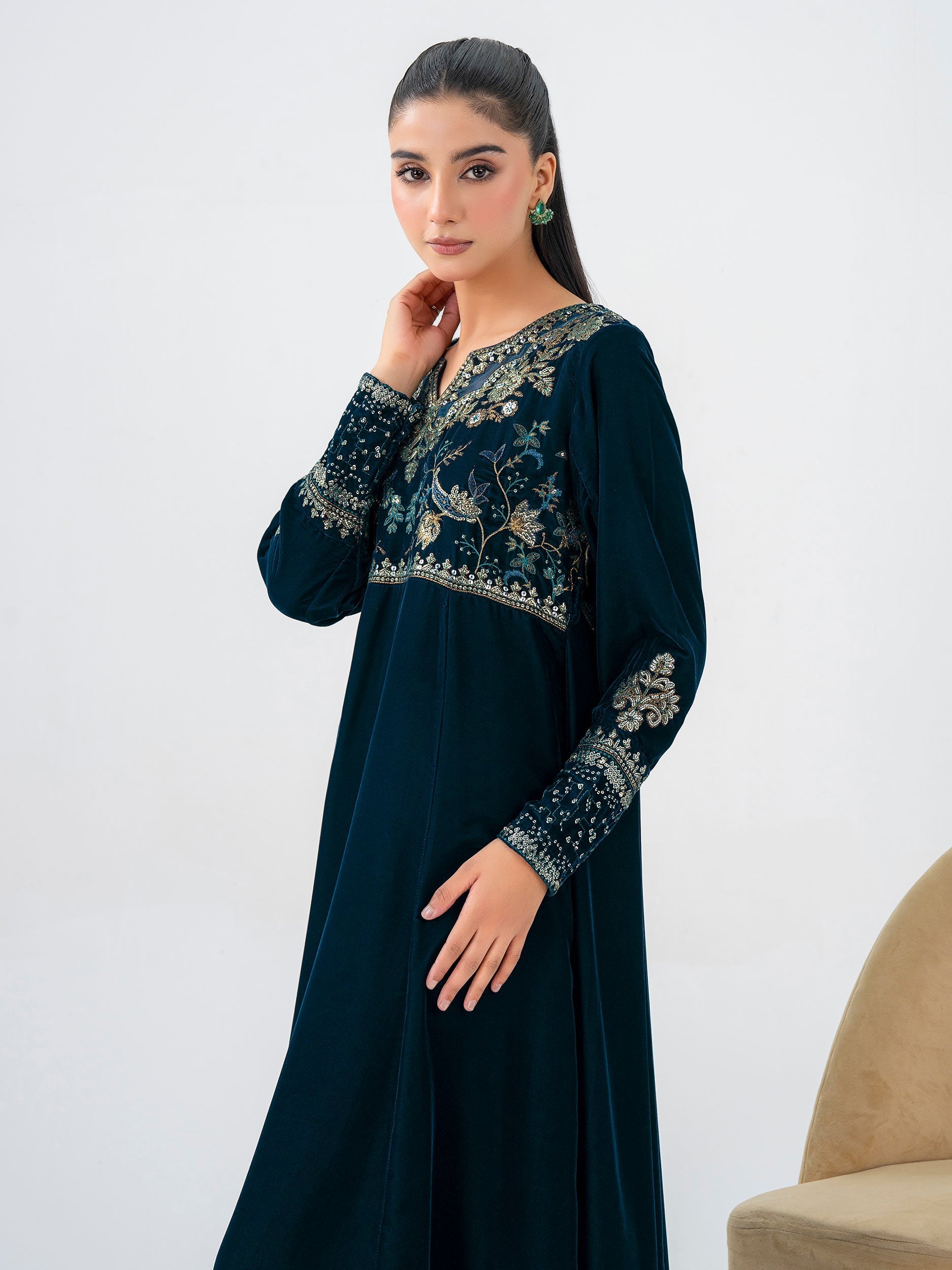 Lime Light | Velvet Pret | V-10 by Lime Light - Designer Dress - Type: Ladies Clothes - Available at Libayah - 100% Original