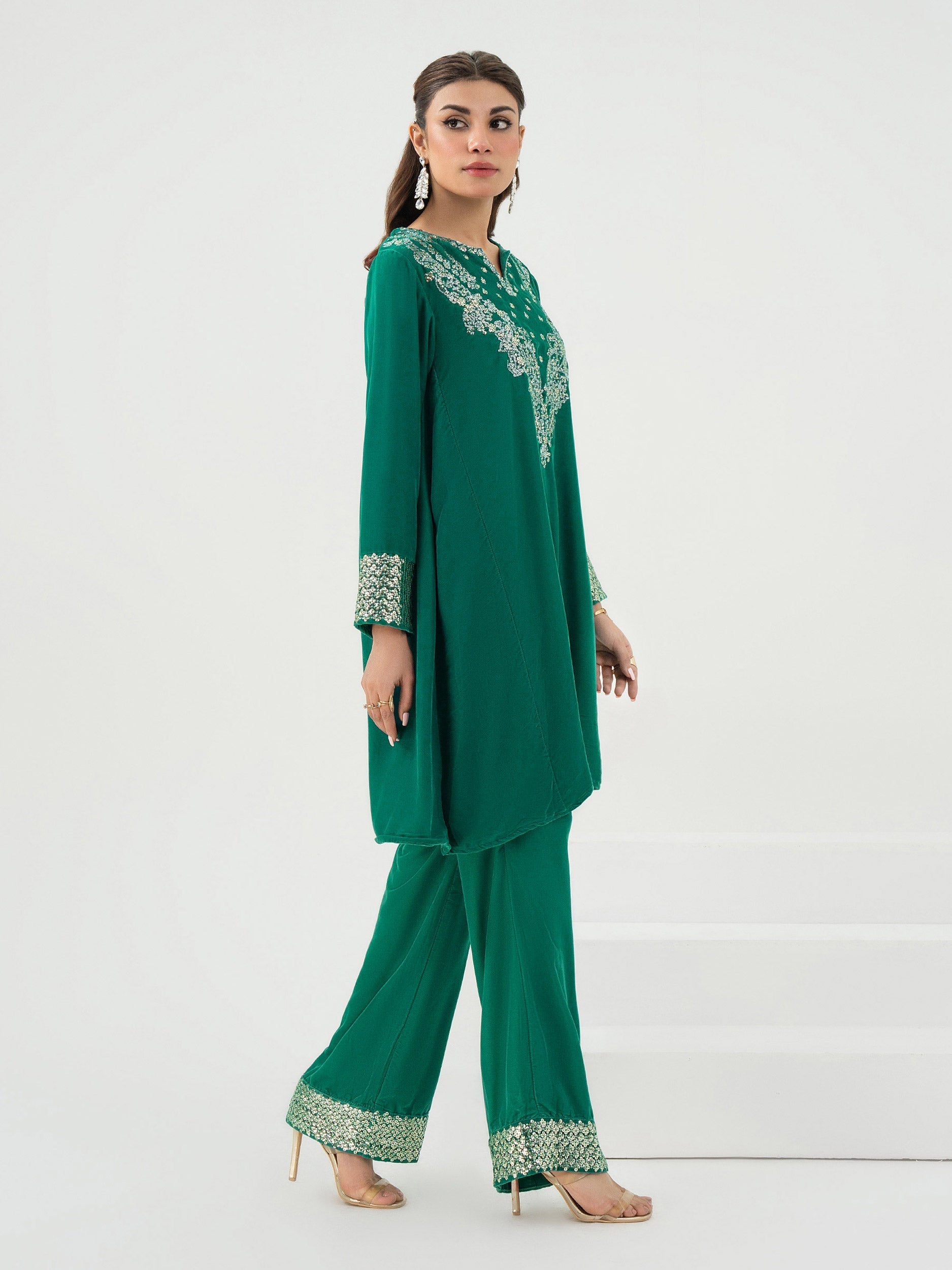 Lime Light | Velvet Pret | V-09 by Lime Light - Designer Dress - Type: Ladies Clothes - Available at Libayah - 100% Original