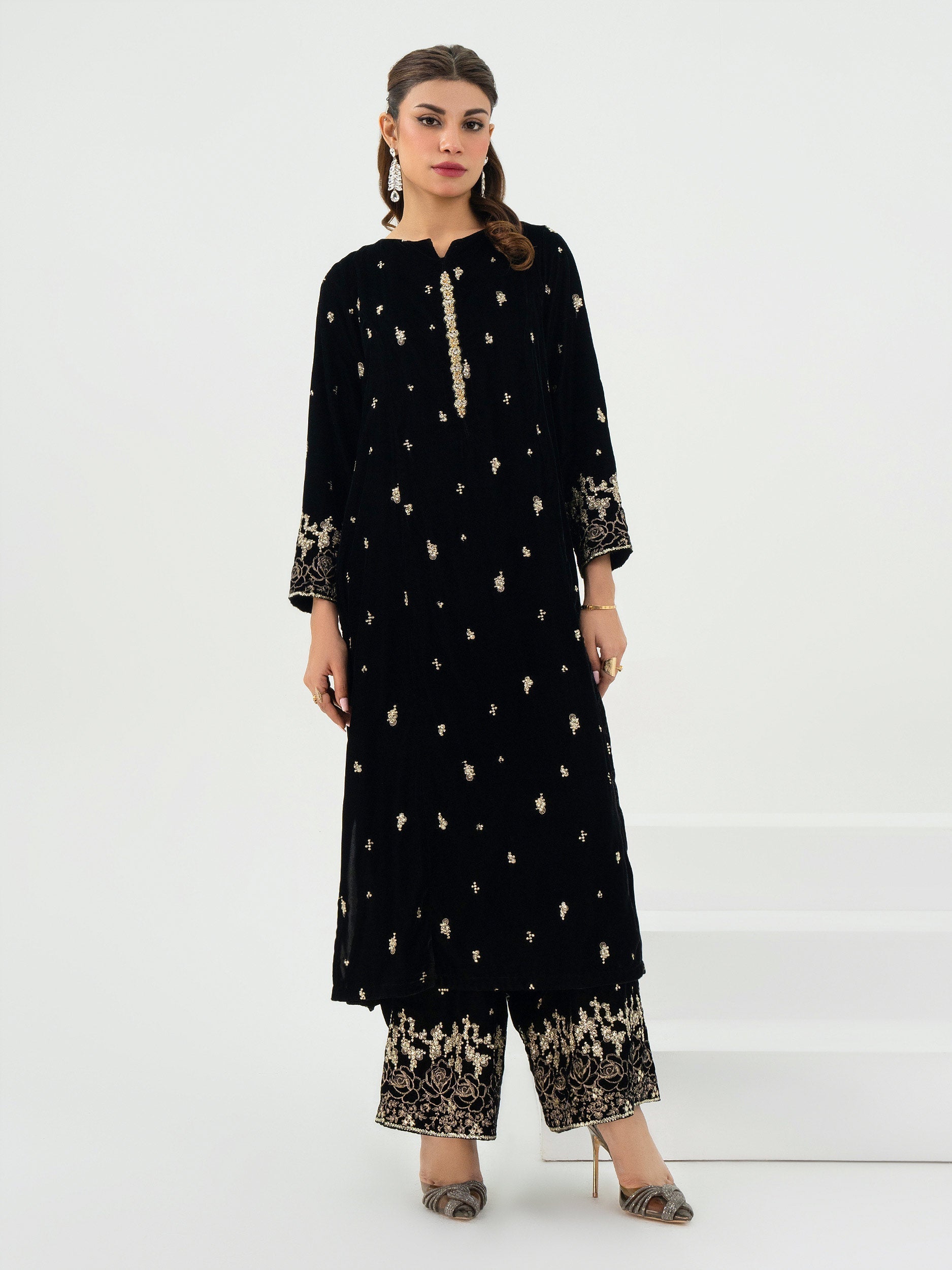 Lime Light | Velvet Pret | V-20 by Lime Light - Designer Dress - Type: Ladies Clothes - Available at Libayah - 100% Original