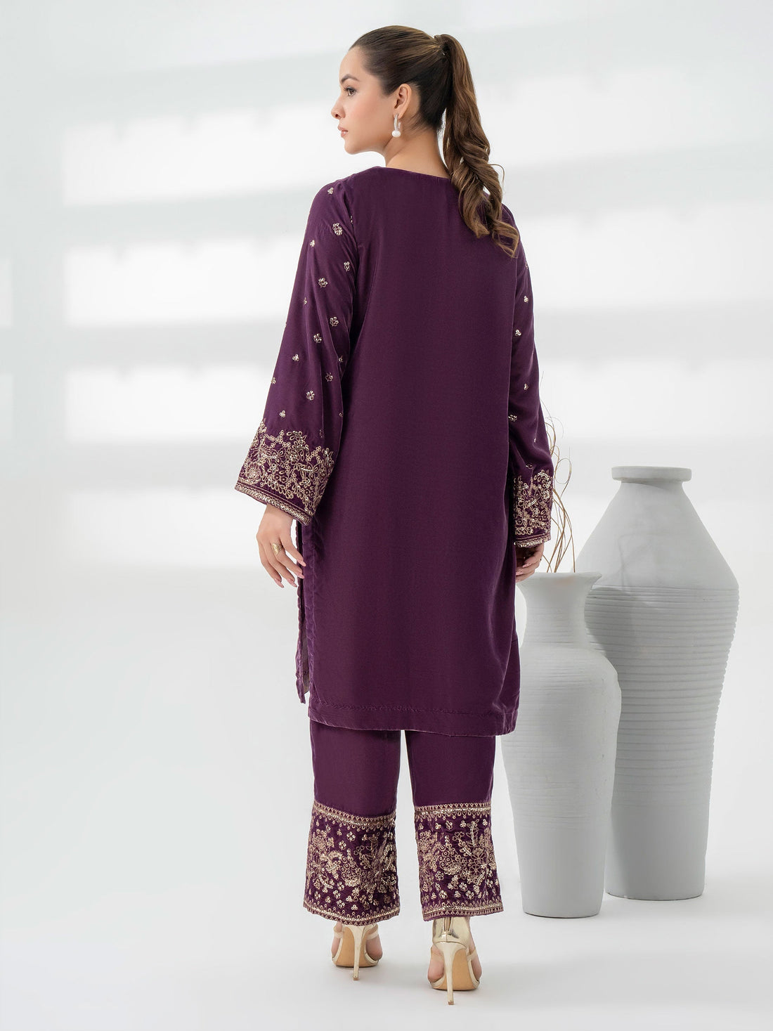 Lime Light | Velvet Pret | V-03 by Lime Light - Designer Dress - Type: Ladies Clothes - Available at Libayah - 100% Original