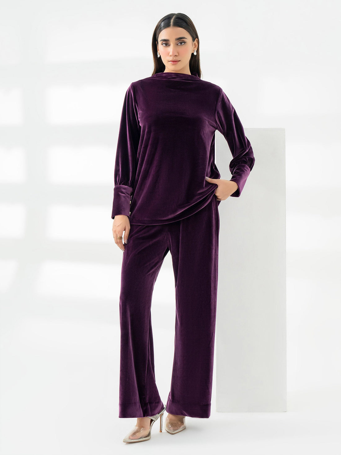 Lime Light | Velvet Pret | V-01 by Lime Light - Designer Dress - Type: Ladies Clothes - Available at Libayah - 100% Original