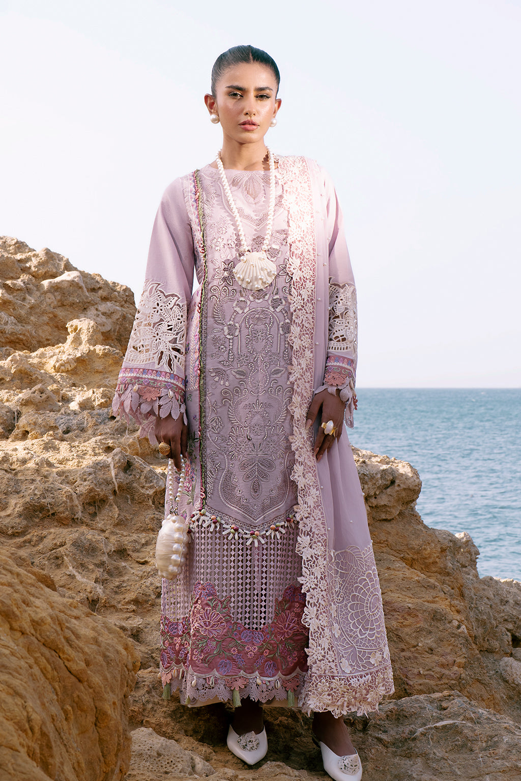 AJR Couture | Dastan Luxury Lawn 25 | Luxe by AJR Couture - Designer Dress - Type: Ladies Clothes - Available at Libayah - 100% Original