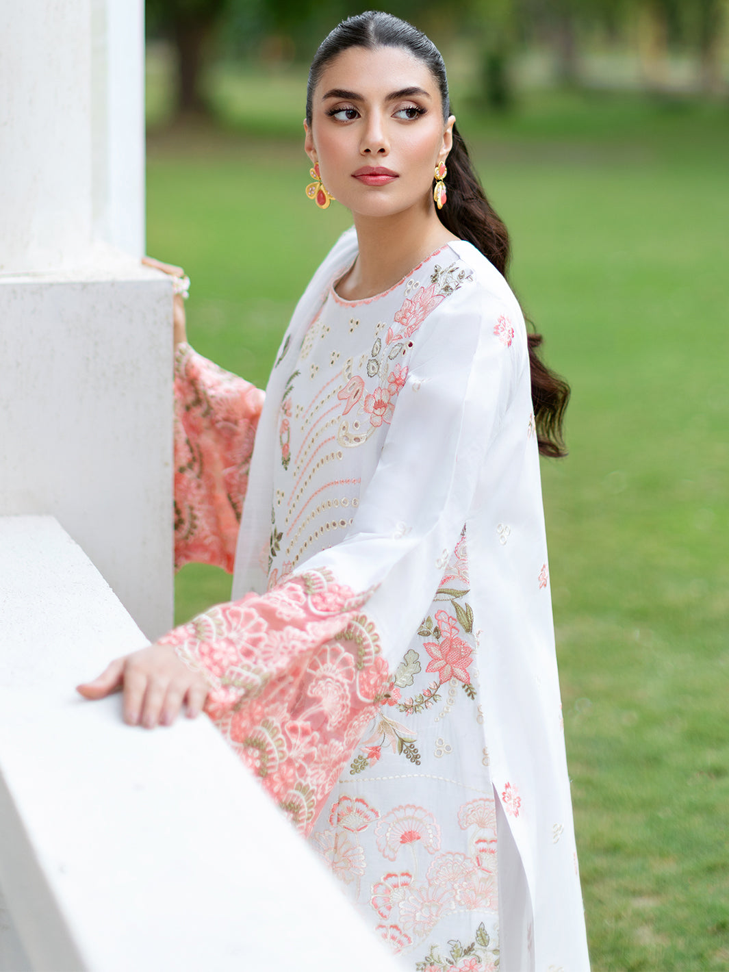 Mahnur | Sophie Luxury Lawn 25 | Lyra by Mahnur - Designer Dress - Type: Ladies Clothes - Available at Libayah - 100% Original