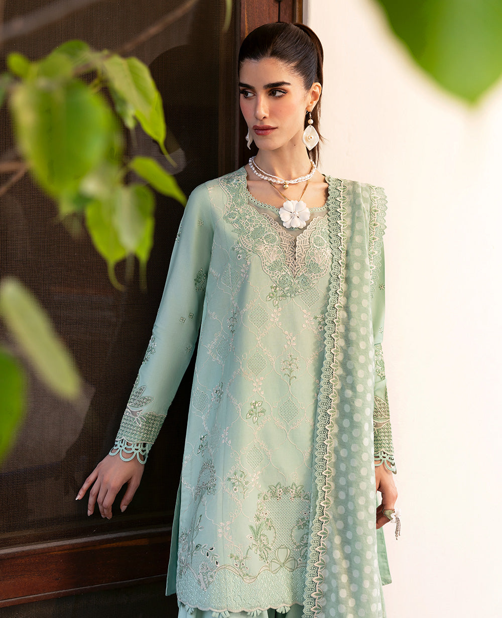 Republic Womenswear | Embroidered Pret | M-147 by Republic Womenswear - Designer Dress  - Type : Ladies Clothes - Available at Libayah - 100% Original 