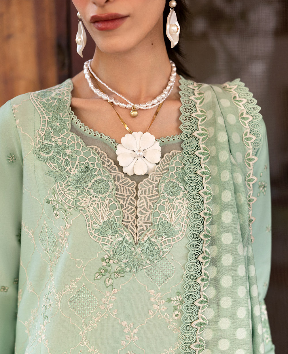 Republic Womenswear | Embroidered Pret | M-147 by Republic Womenswear - Designer Dress  - Type : Ladies Clothes - Available at Libayah - 100% Original 