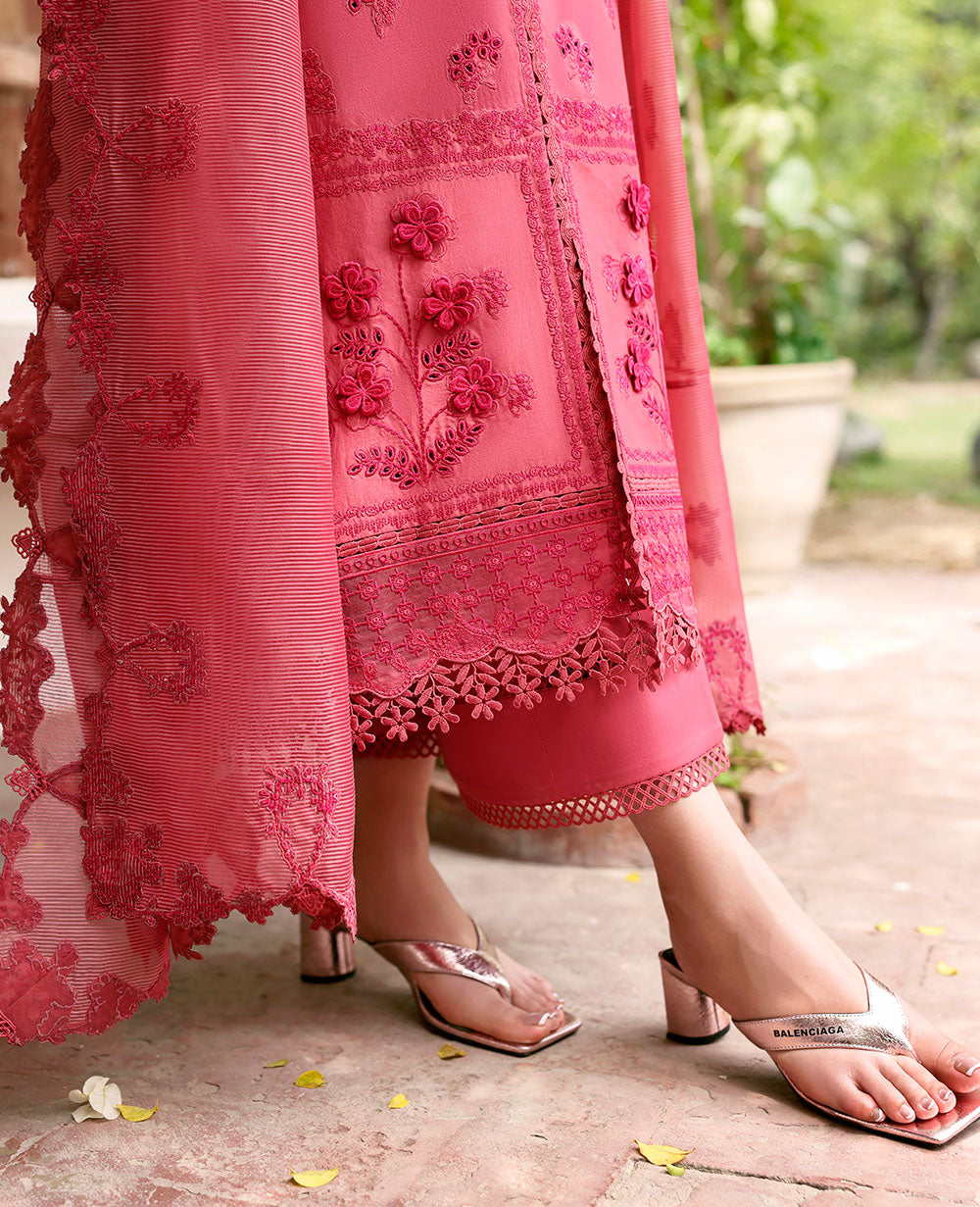 Republic Womenswear | Embroidered Pret | M-148 by Republic Womenswear - Designer Dress  - Type : Ladies Clothes - Available at Libayah - 100% Original 