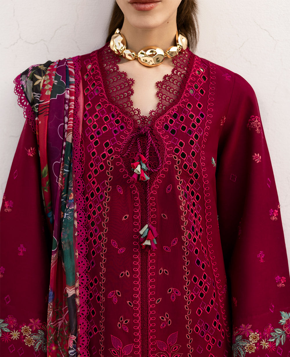 Republic Womenswear | Embroidered Pret | M-153 by Republic Womenswear - Designer Dress  - Type : Ladies Clothes - Available at Libayah - 100% Original 