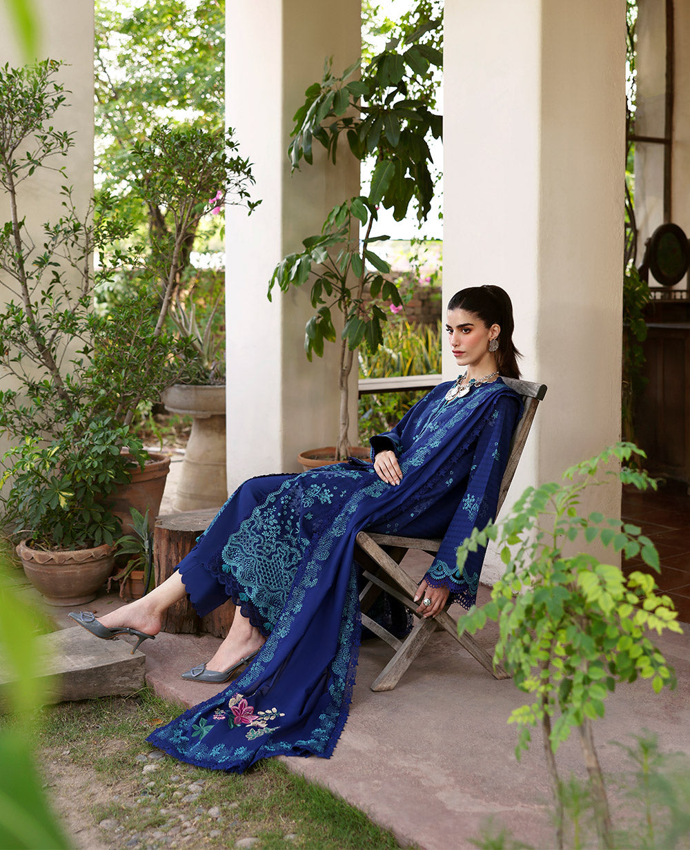 Republic Womenswear | Embroidered Pret | M-156 by Republic Womenswear - Designer Dress  - Type : Ladies Clothes - Available at Libayah - 100% Original 