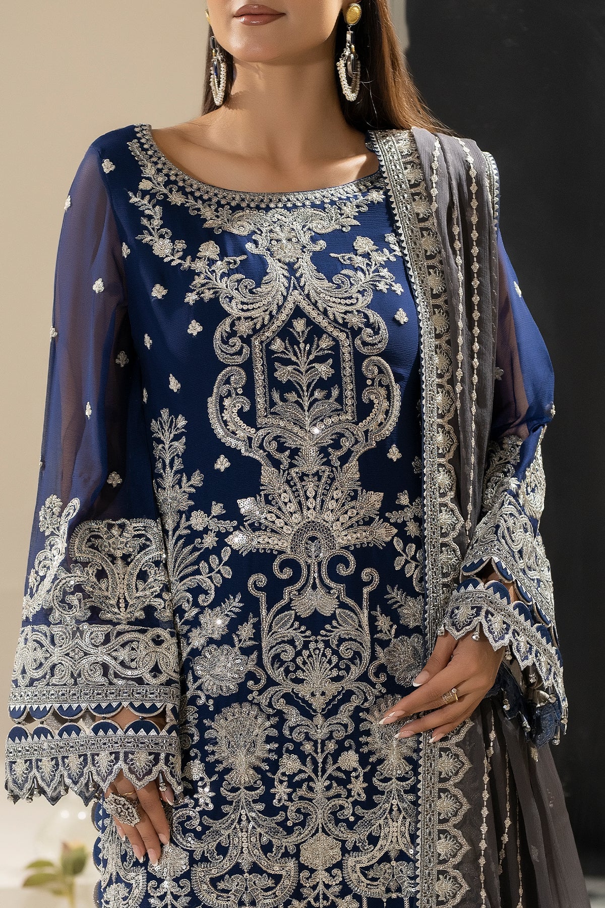Imrozia Premium | Nisha Collection | M-89 LAMIYA by Imrozia Premium - Designer Dress - Type: Ladies Clothes - Available at Libayah - 100% Original