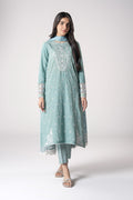 Maria B | Basics RTW | 3 Pc Embroidered Mesh Lurex Dots Suit | MB-CS25-142 by Maria B - Designer Dress - Type: Ladies Clothes - Available at Libayah - 100% Original