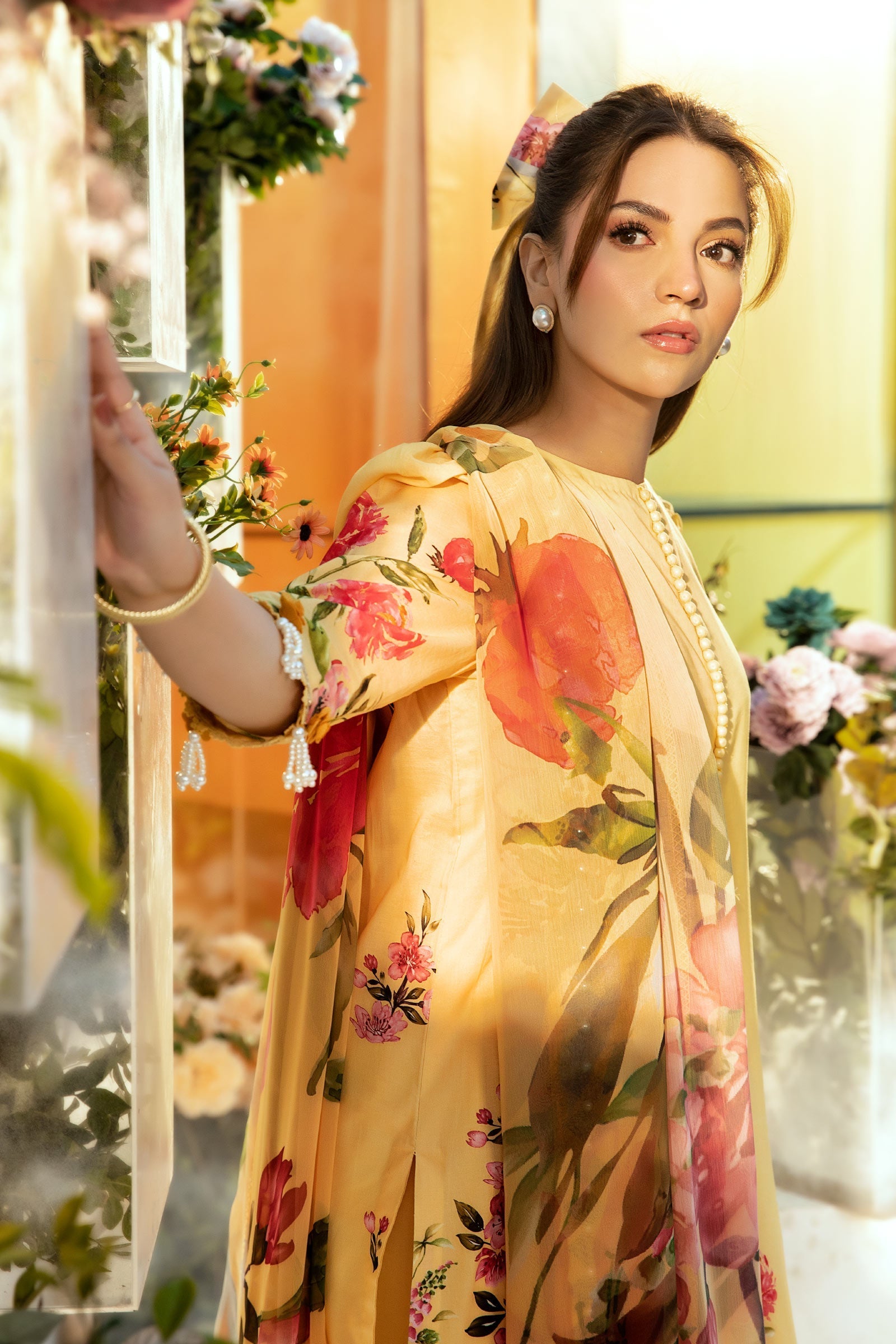 Maria B | M Basic Summer Lawn 25 | MB-CUS25-701A by Maria B - Designer Dress - Type: Ladies Clothes - Available at Libayah - 100% Original