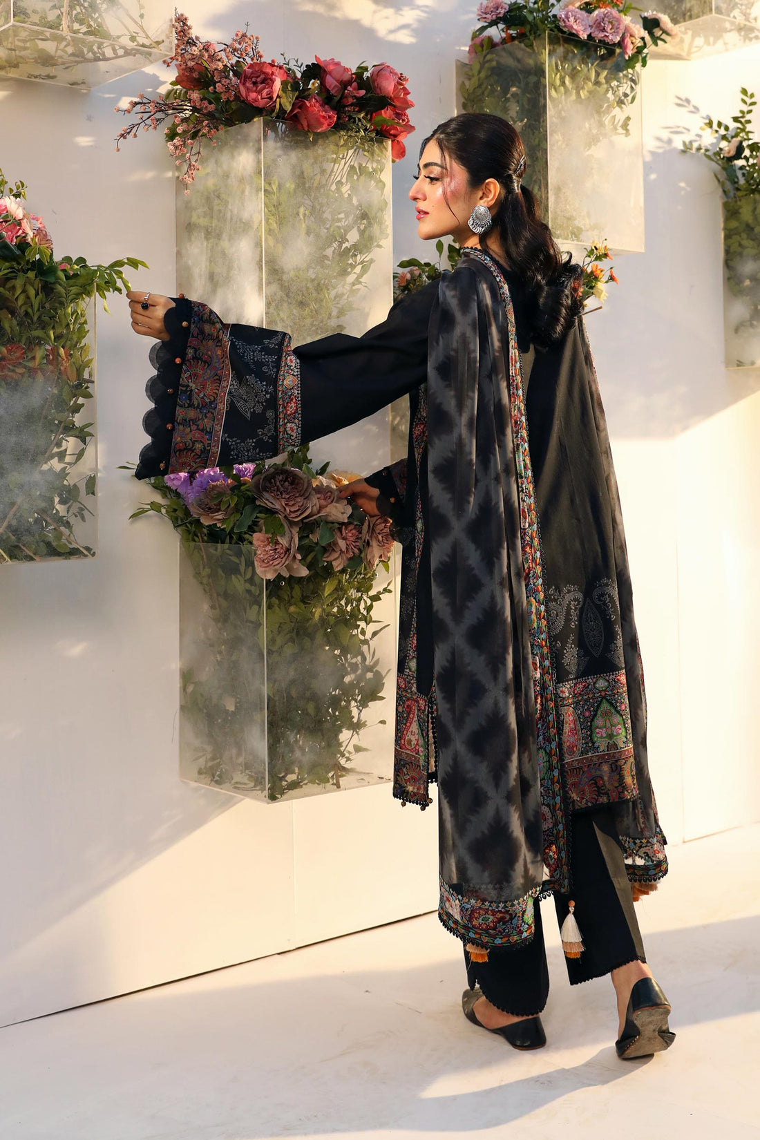 Maria B | M Basic Summer Lawn 25 | MB-CUS25-703A by Maria B - Designer Dress - Type: Ladies Clothes - Available at Libayah - 100% Original