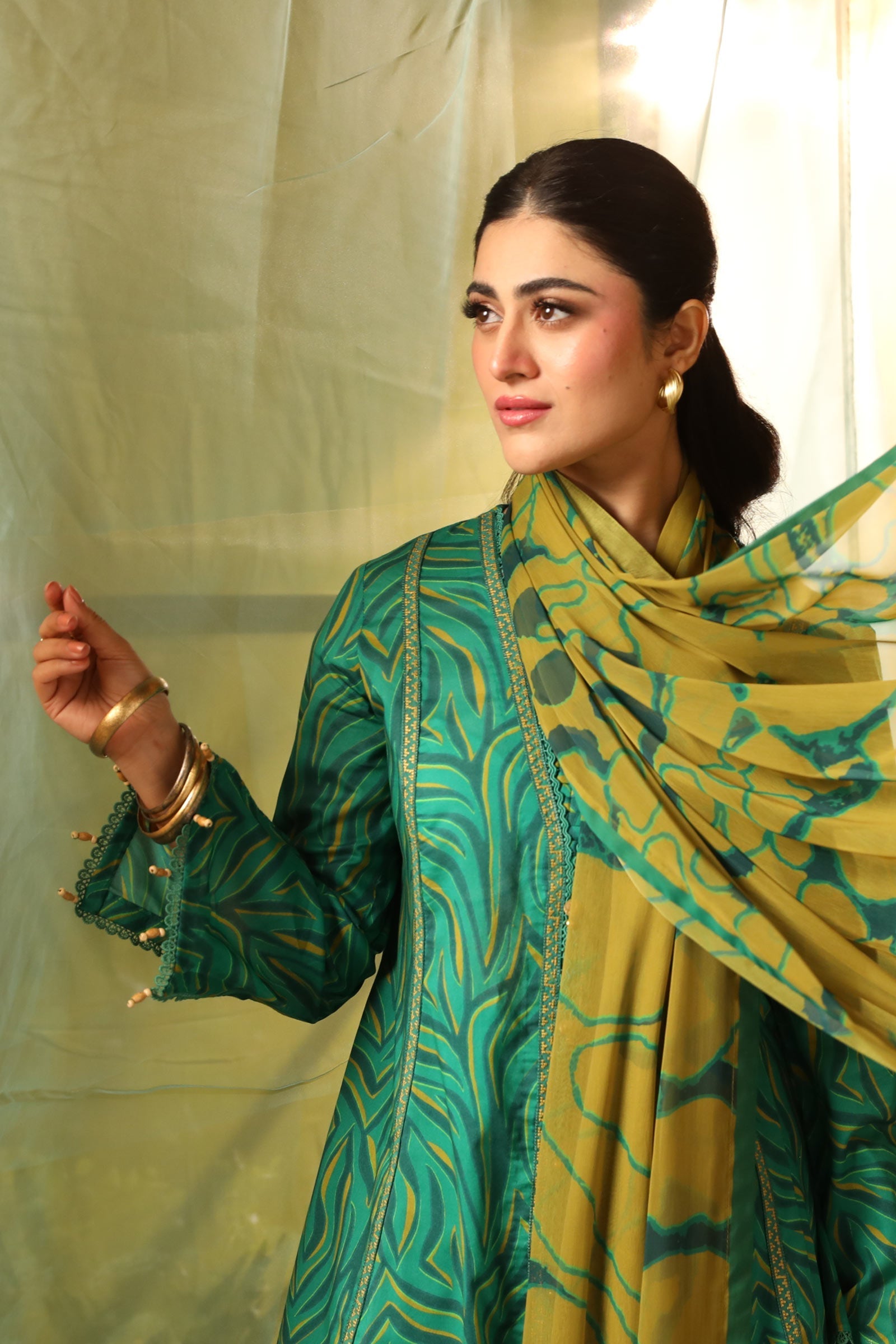 Maria B | M Basic Summer Lawn 25 | MB-CUS25-704A by Maria B - Designer Dress - Type: Ladies Clothes - Available at Libayah - 100% Original