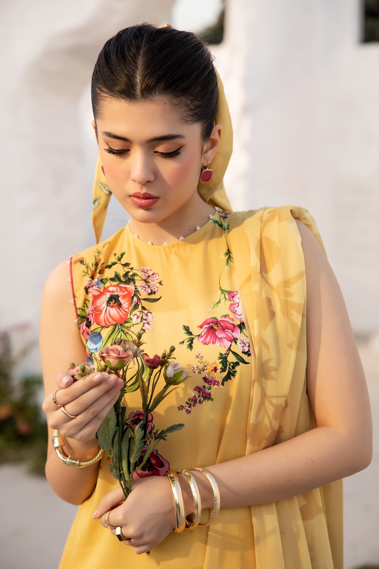 Maria B | M Basic Summer Lawn 25 | MB-CUS25-712A by Maria B - Designer Dress - Type: Ladies Clothes - Available at Libayah - 100% Original